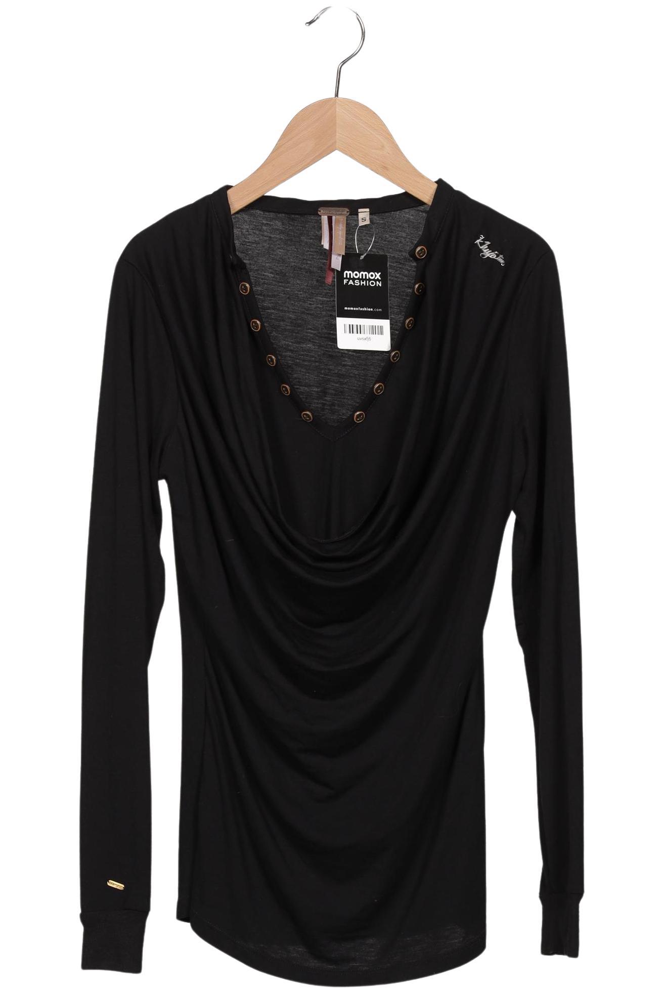 Thumbnail - Khujo Damen Langarmshirt, schwarz, Gr. 36