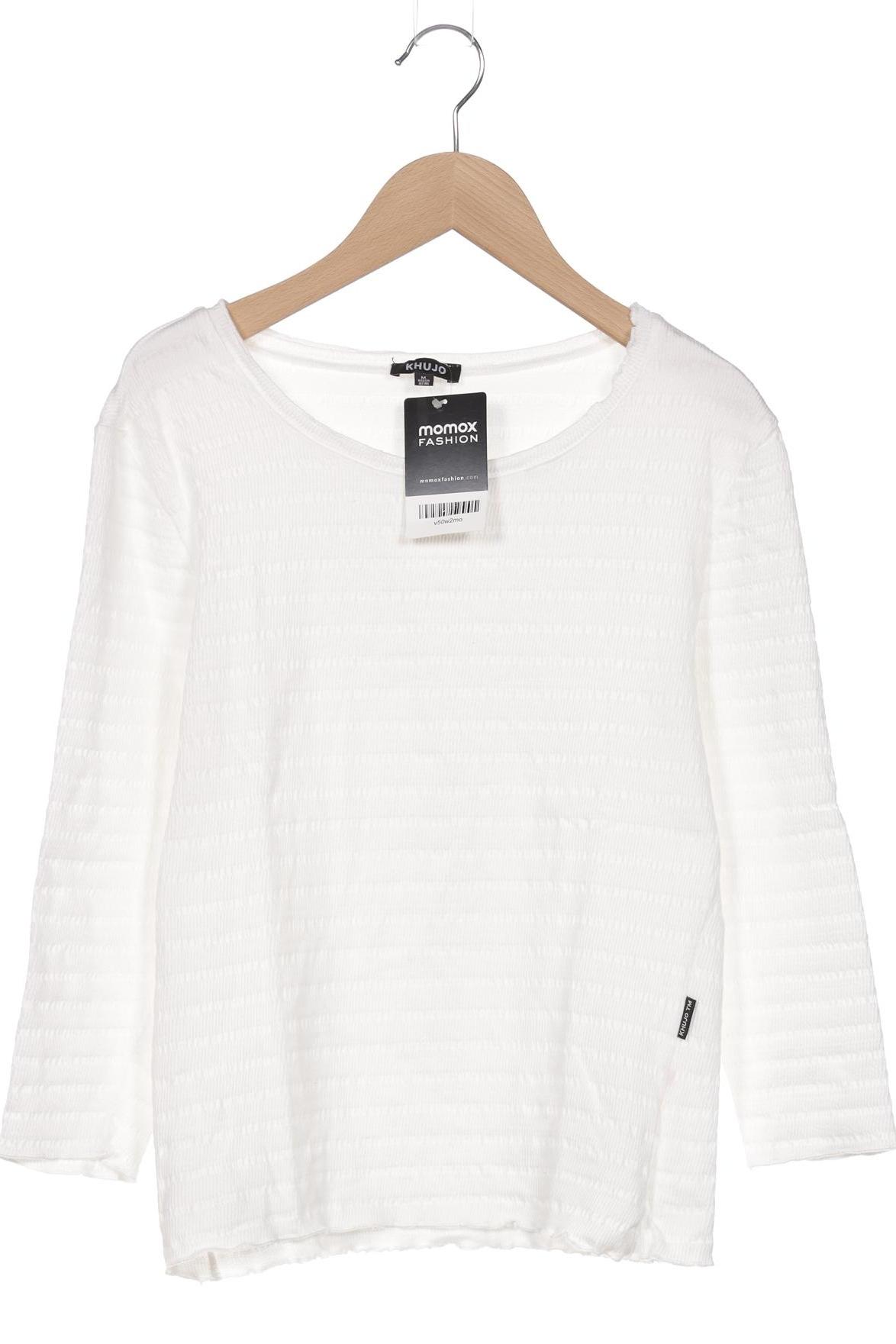 

Khujo Damen Langarmshirt, weiß, Gr. 38