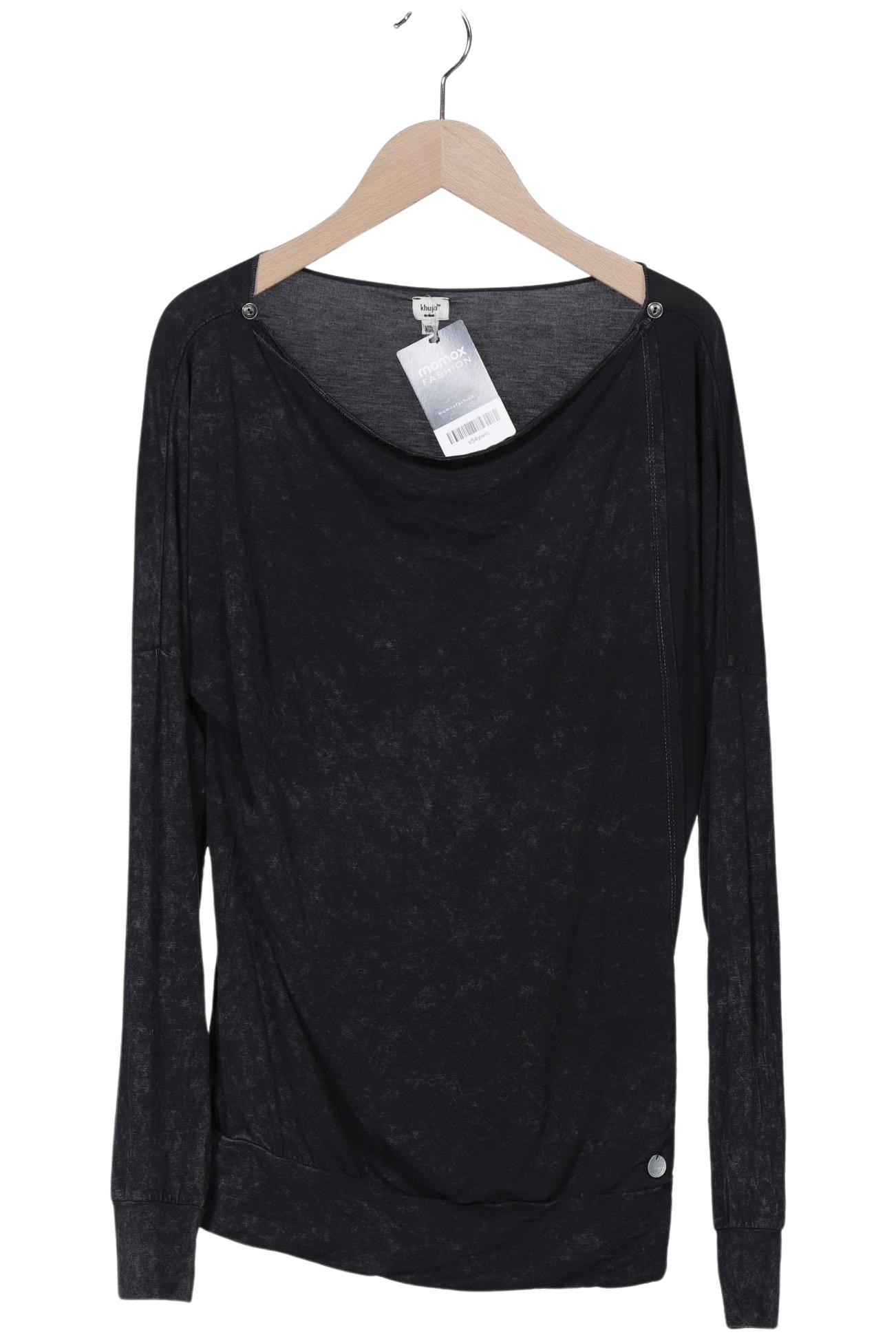 

Khujo Damen Langarmshirt, schwarz, Gr. 38