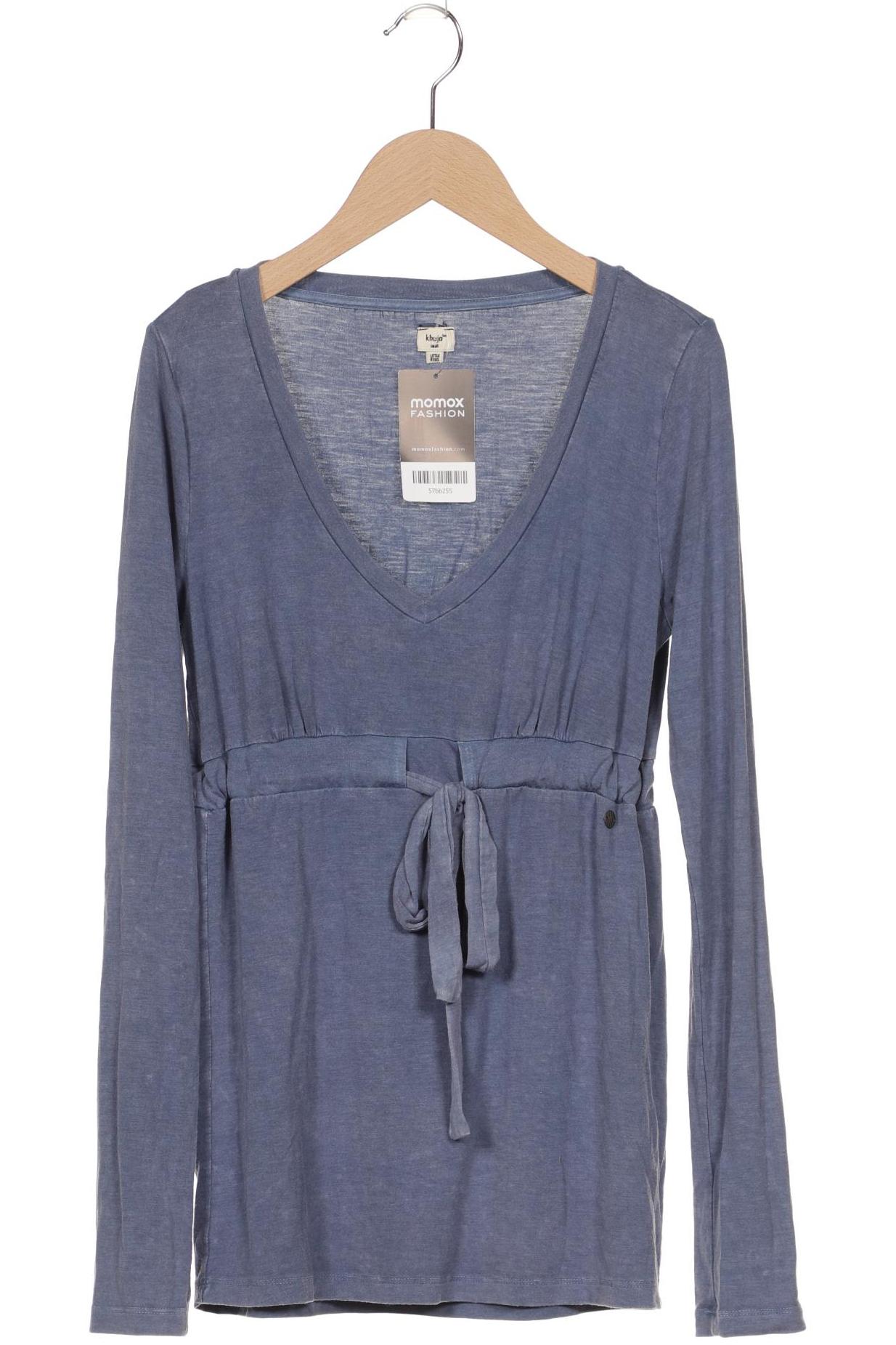 

Khujo Damen Langarmshirt, blau, Gr. 36