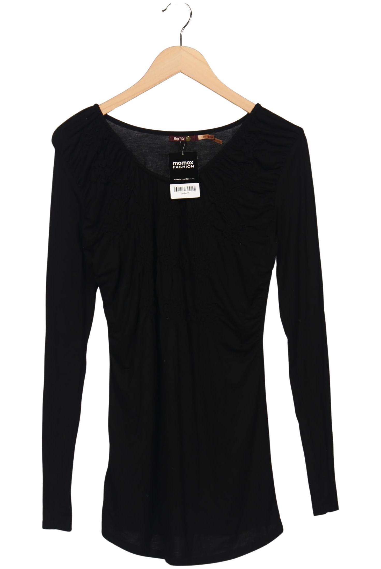 

Khujo Damen Langarmshirt, schwarz, Gr. 42