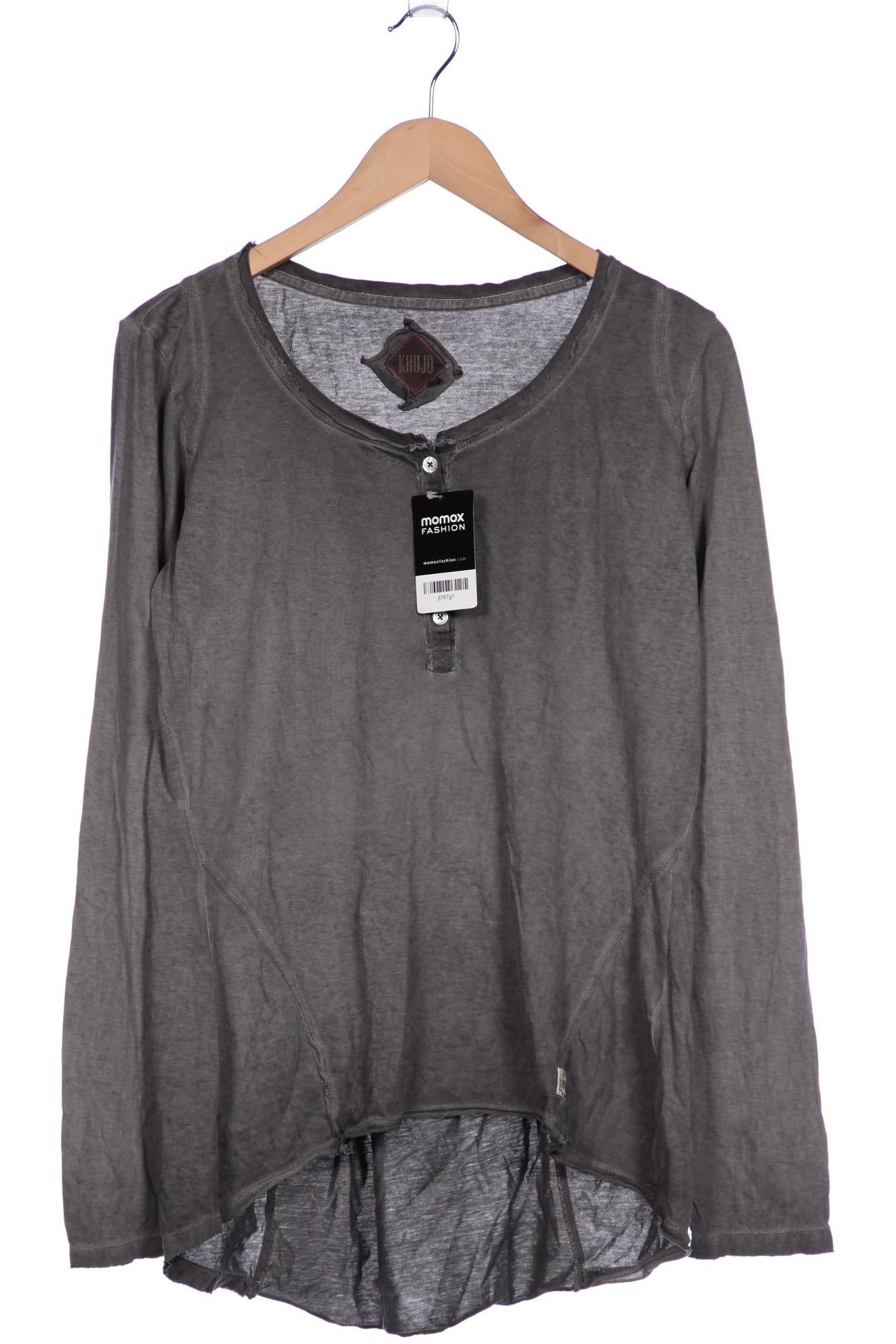 

Khujo Damen Langarmshirt, grau, Gr. 42