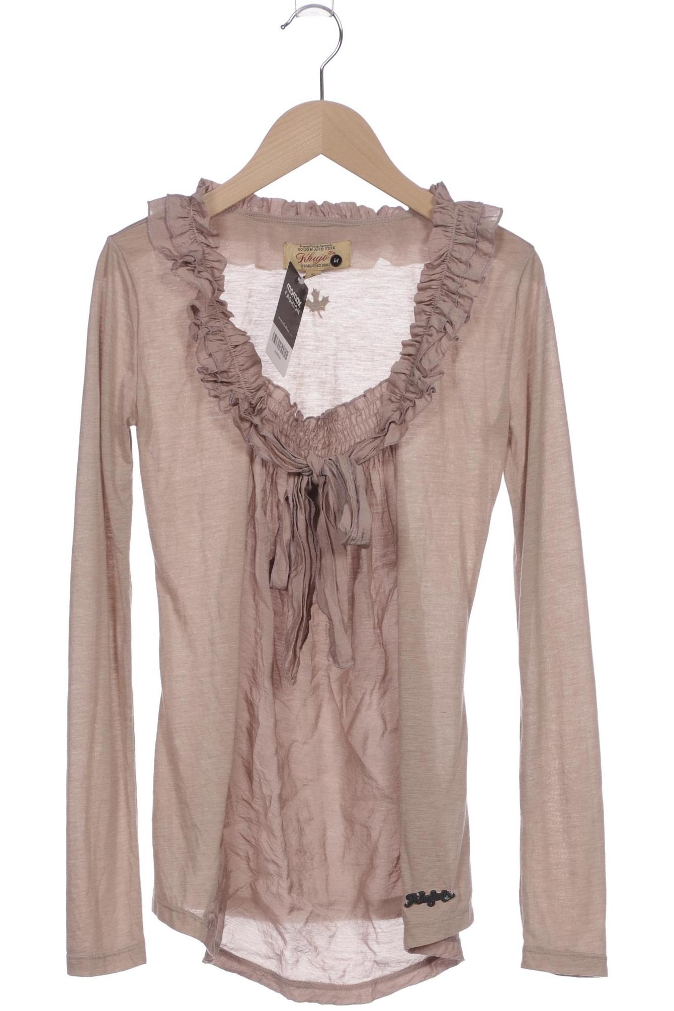 

Khujo Damen Langarmshirt, beige, Gr. 36