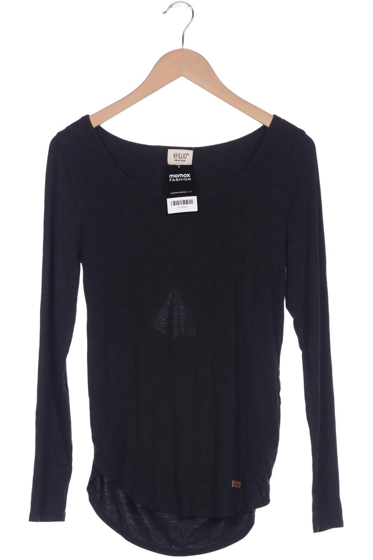 

Khujo Damen Langarmshirt, schwarz, Gr. 36