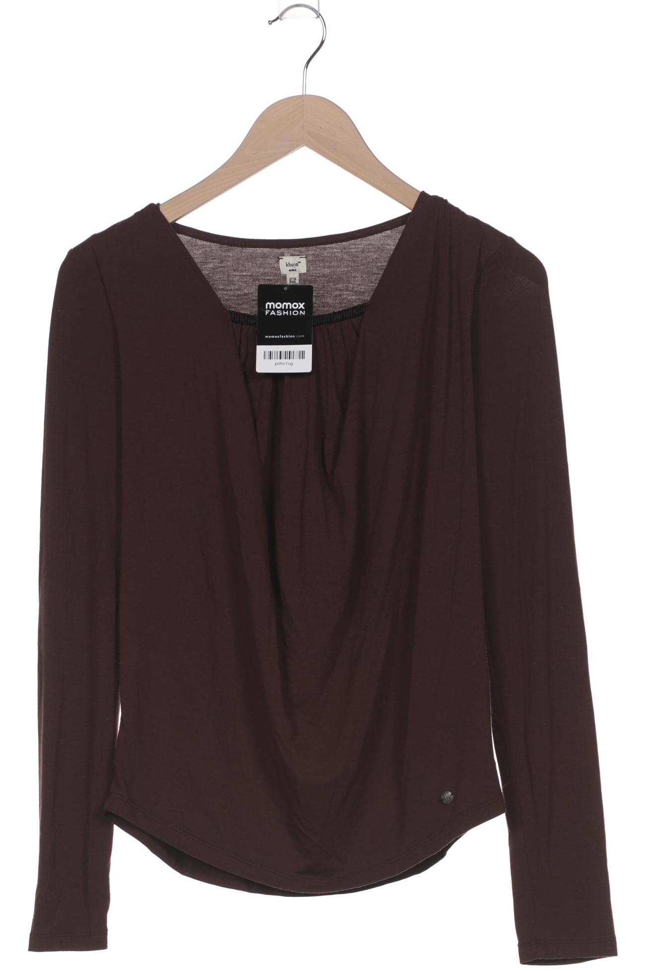 

Khujo Damen Langarmshirt, bordeaux, Gr. 38