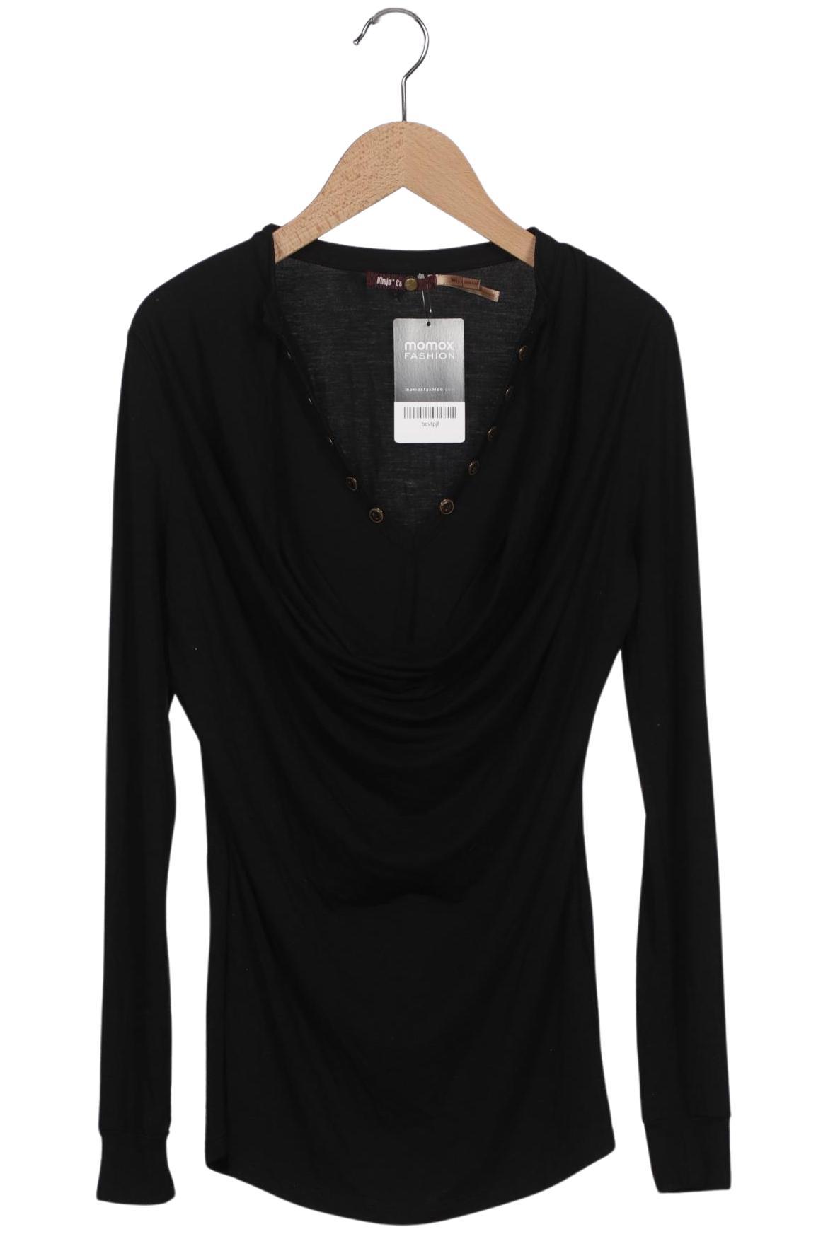 

Khujo Damen Langarmshirt, schwarz, Gr. 36