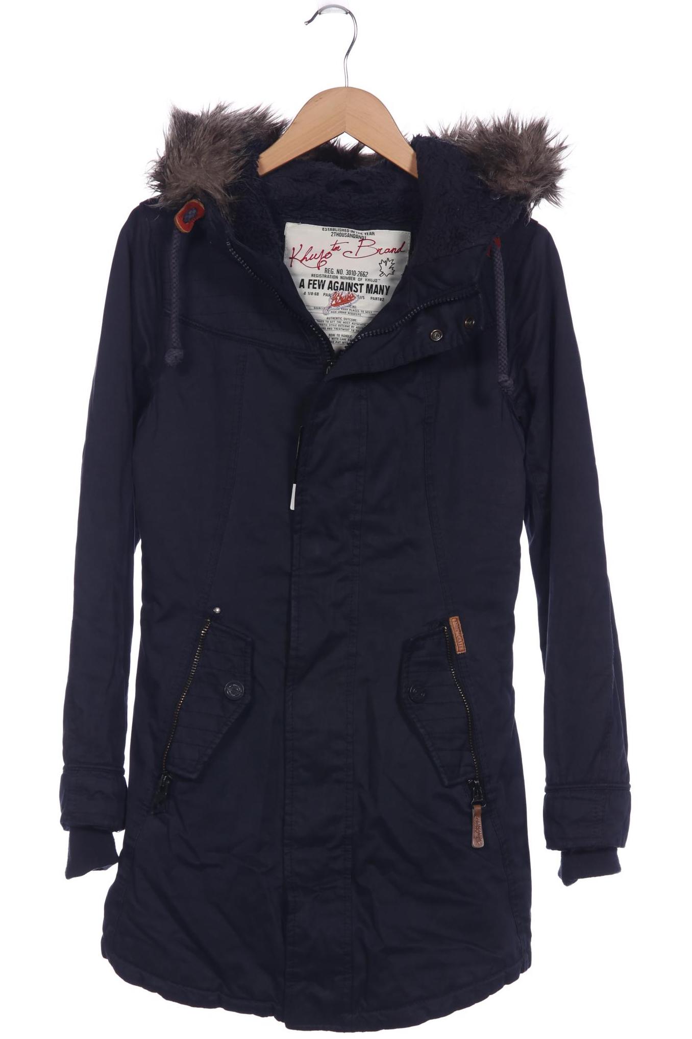 

Khujo Damen Mantel, marineblau, Gr. 36