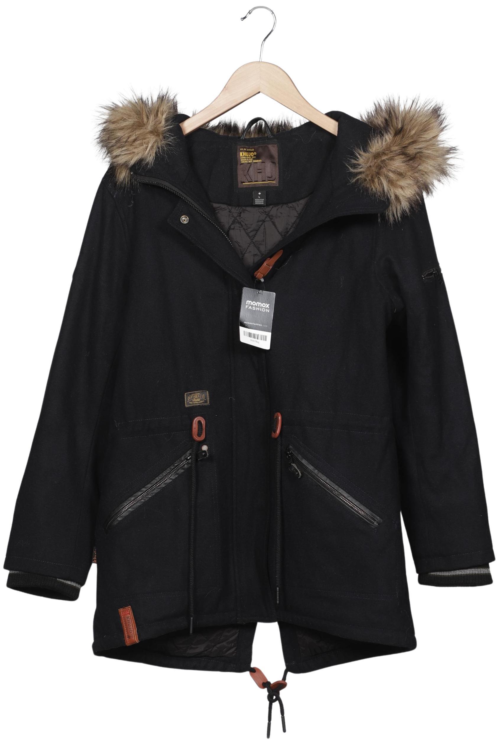 

Khujo Damen Mantel, schwarz, Gr. 42