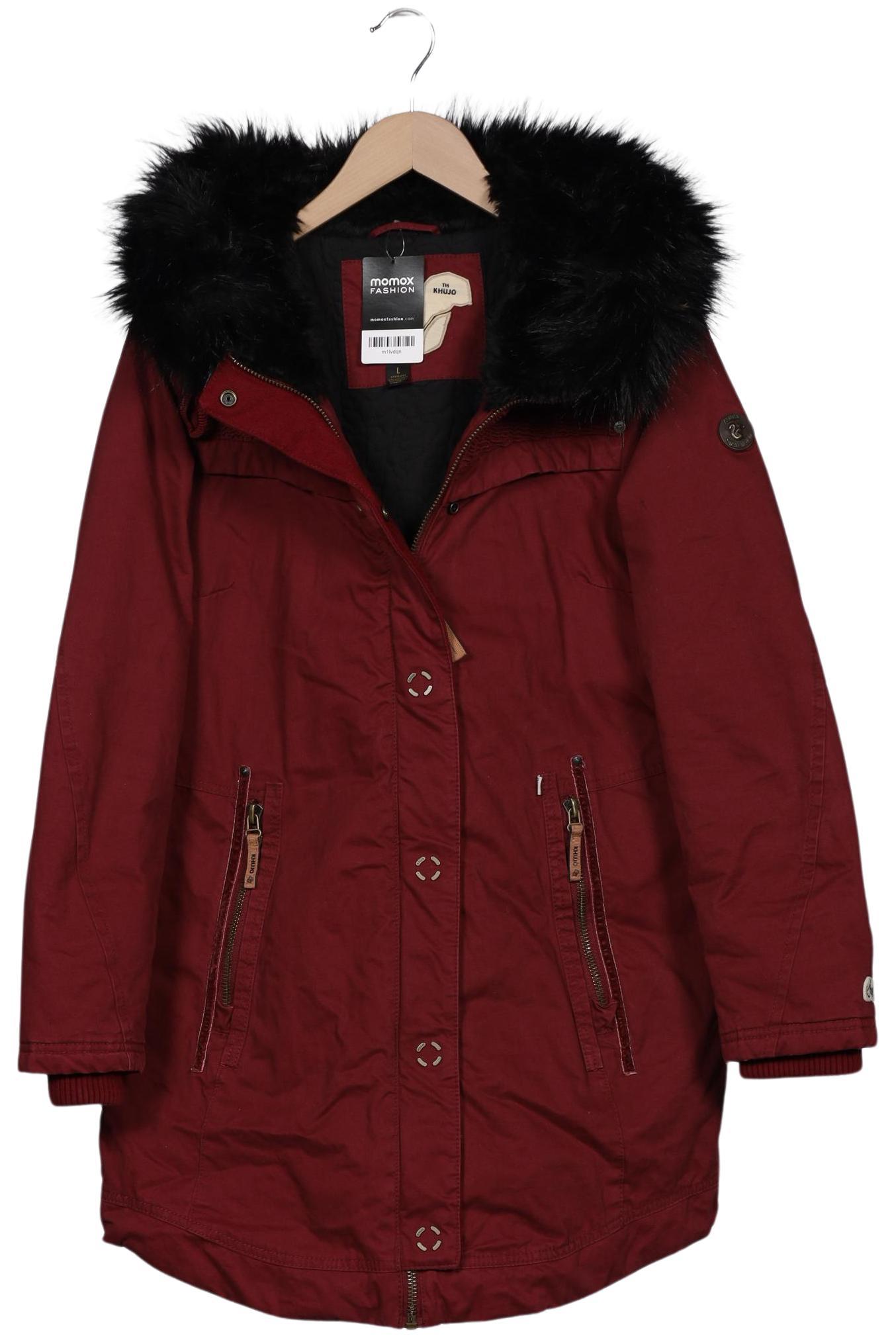 

Khujo Damen Mantel, bordeaux, Gr. 42