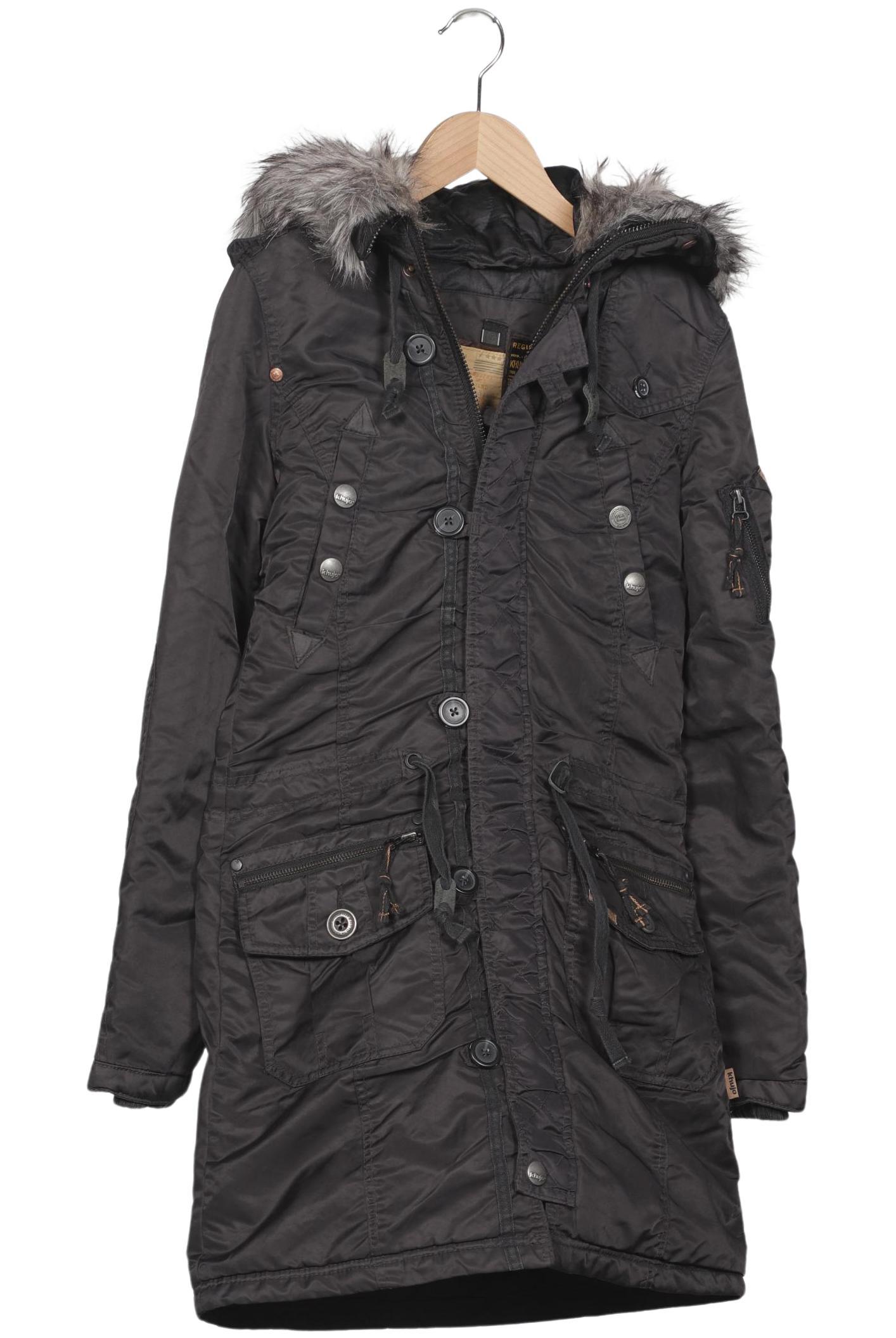 

Khujo Damen Mantel, schwarz, Gr. 36