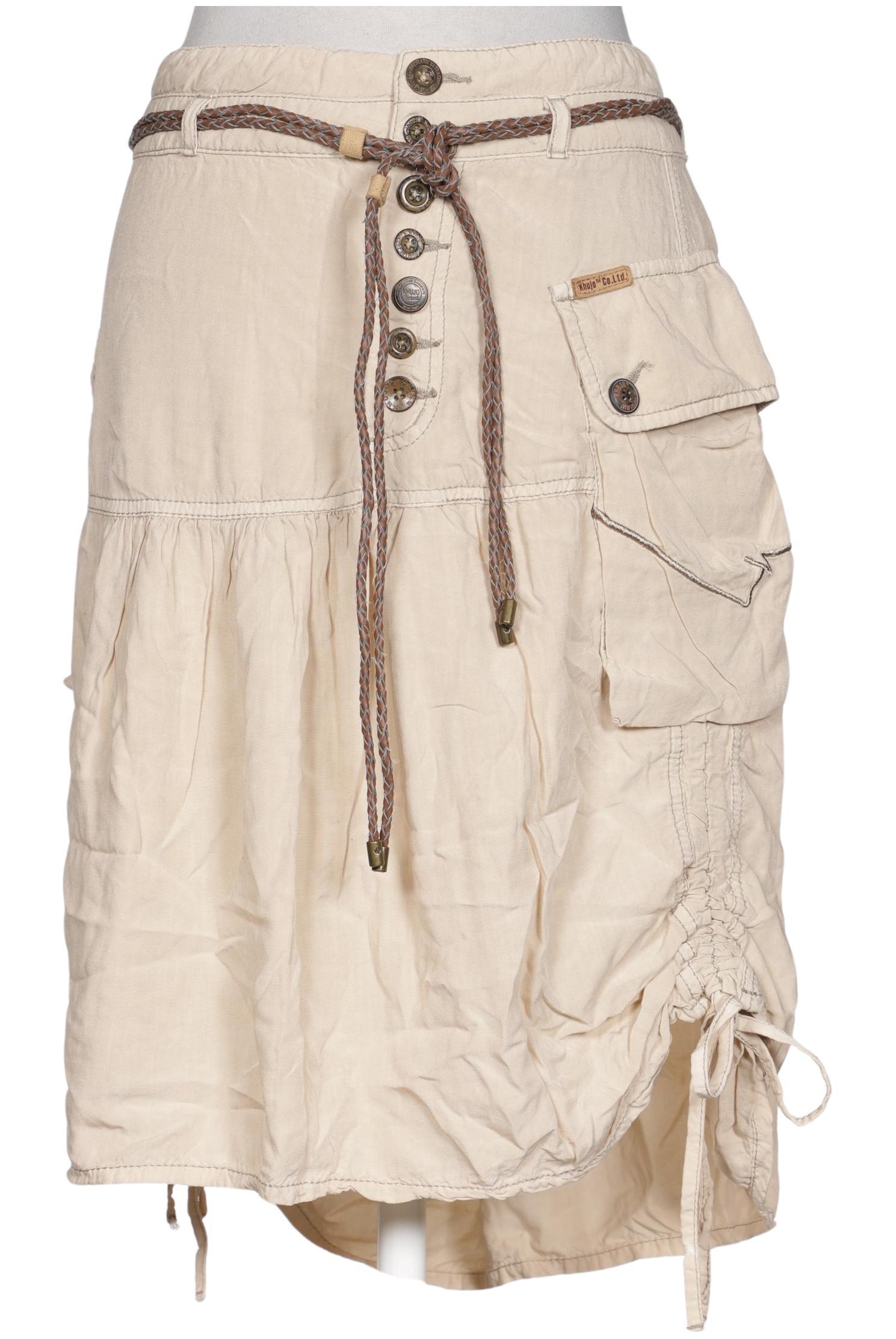 

Khujo Damen Rock, beige, Gr. 38