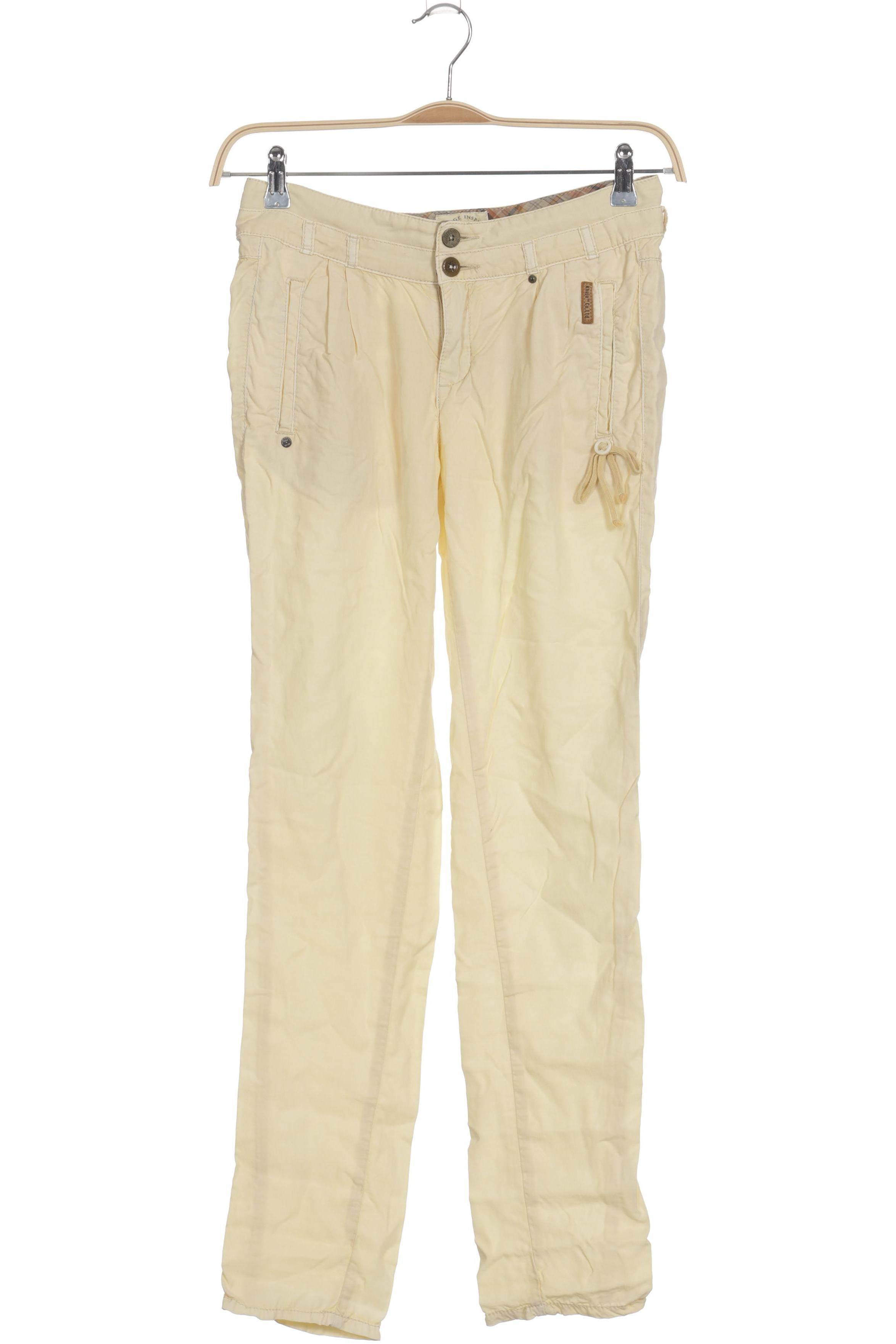 

Khujo Damen Stoffhose, gelb, Gr. 26