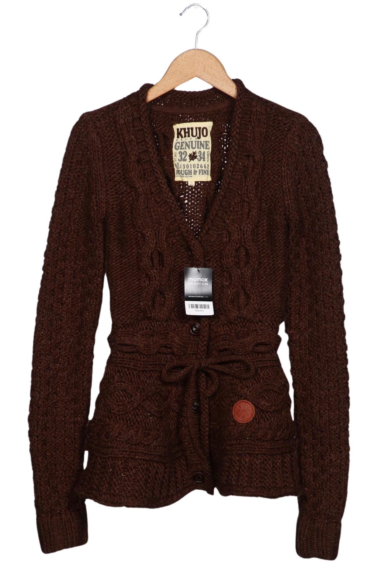 

Khujo Damen Strickjacke, braun, Gr. 36