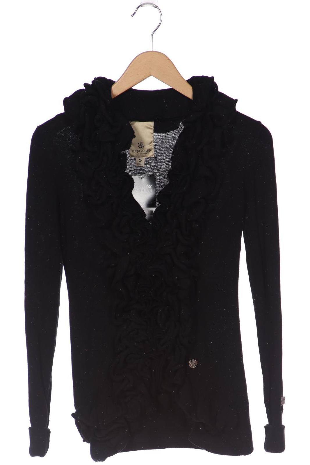 

Khujo Damen Strickjacke, schwarz, Gr. 36