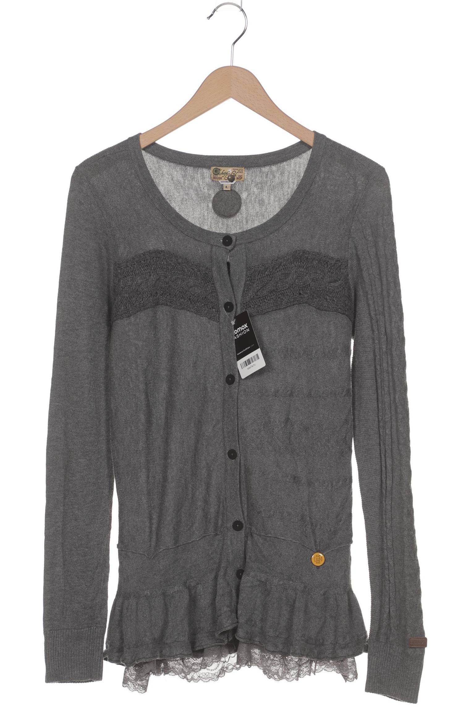 

Khujo Damen Strickjacke, grau, Gr. 42