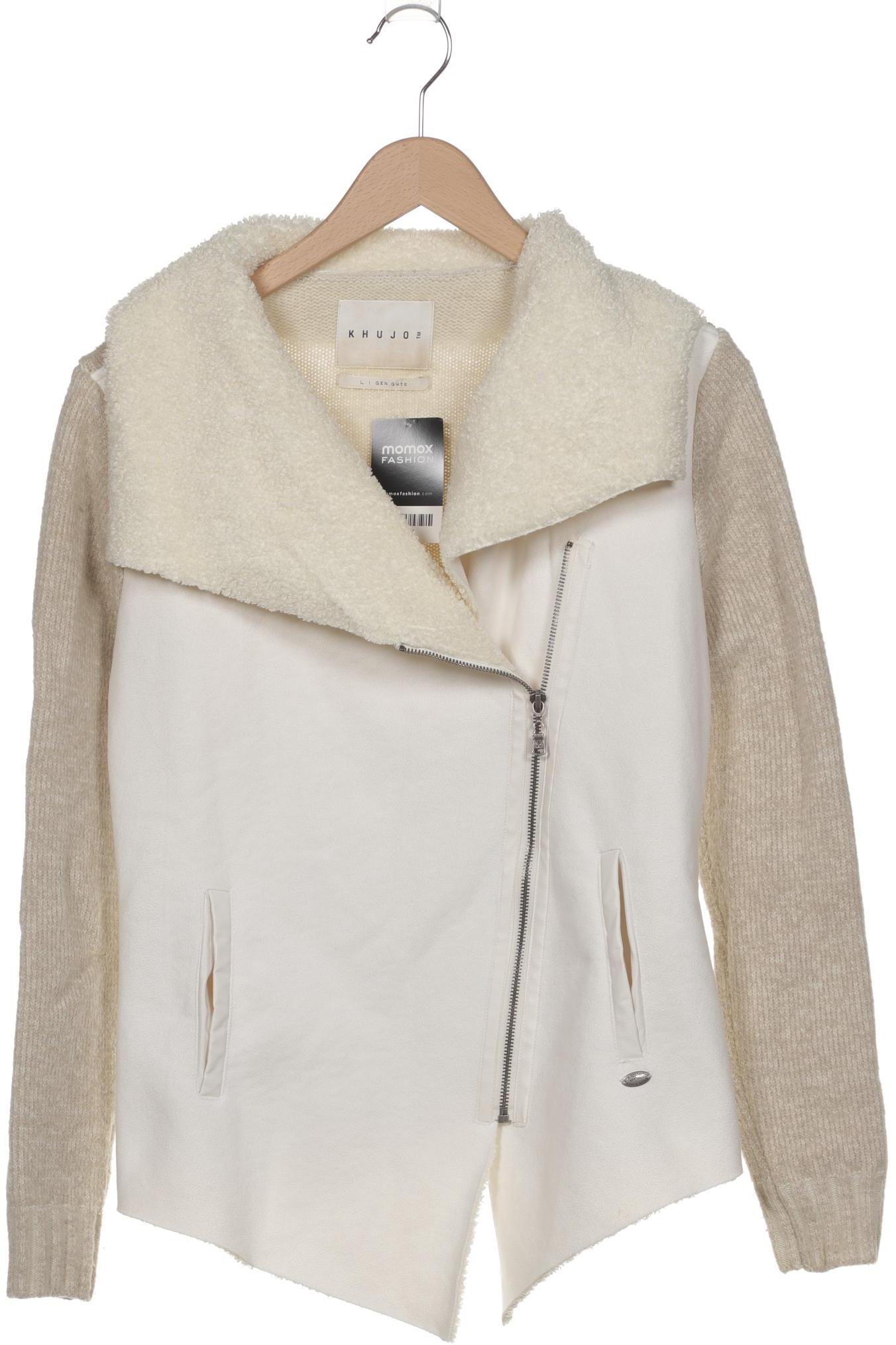 

Khujo Damen Strickjacke, weiß, Gr. 42
