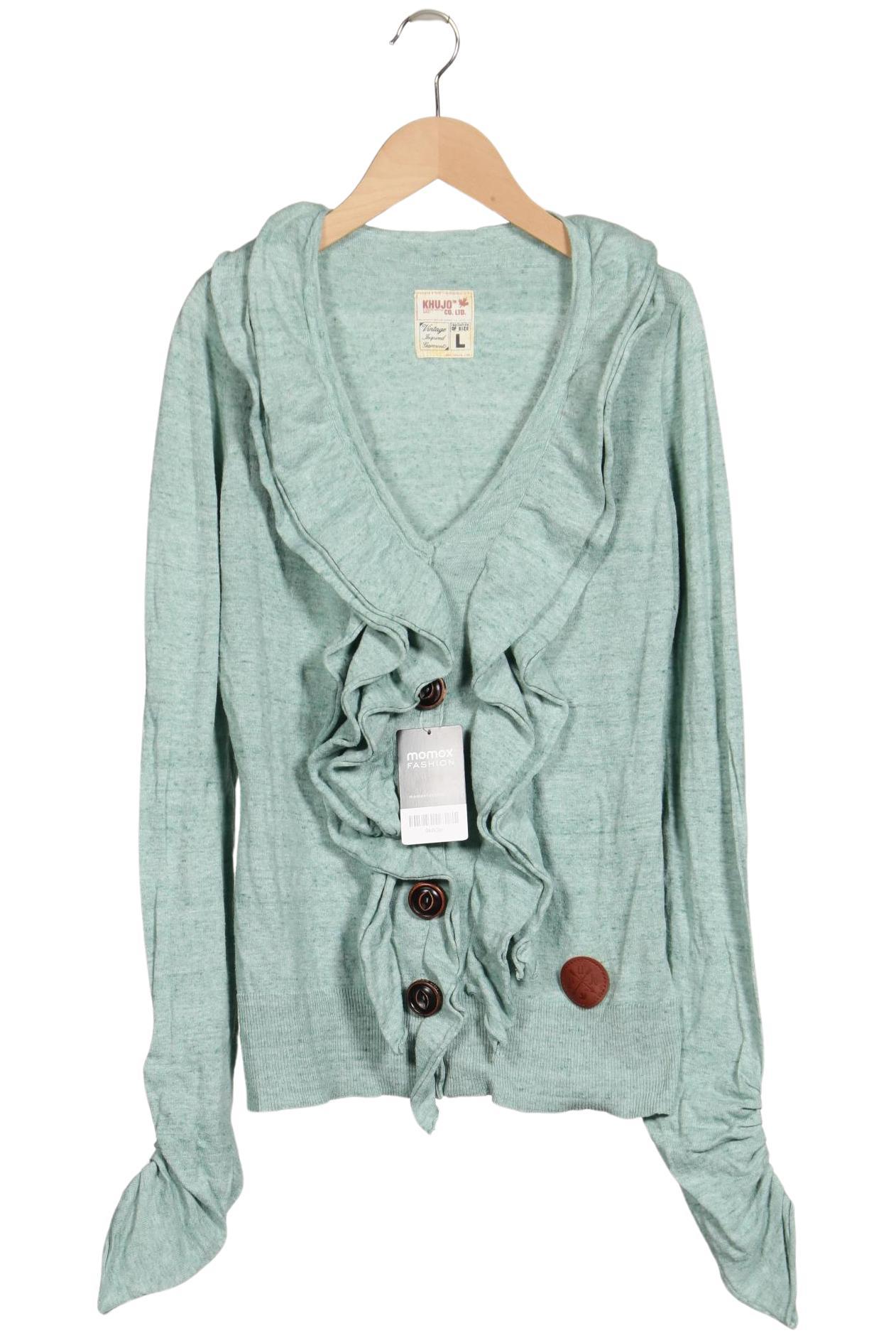 

Khujo Damen Strickjacke, hellgrün, Gr. 42