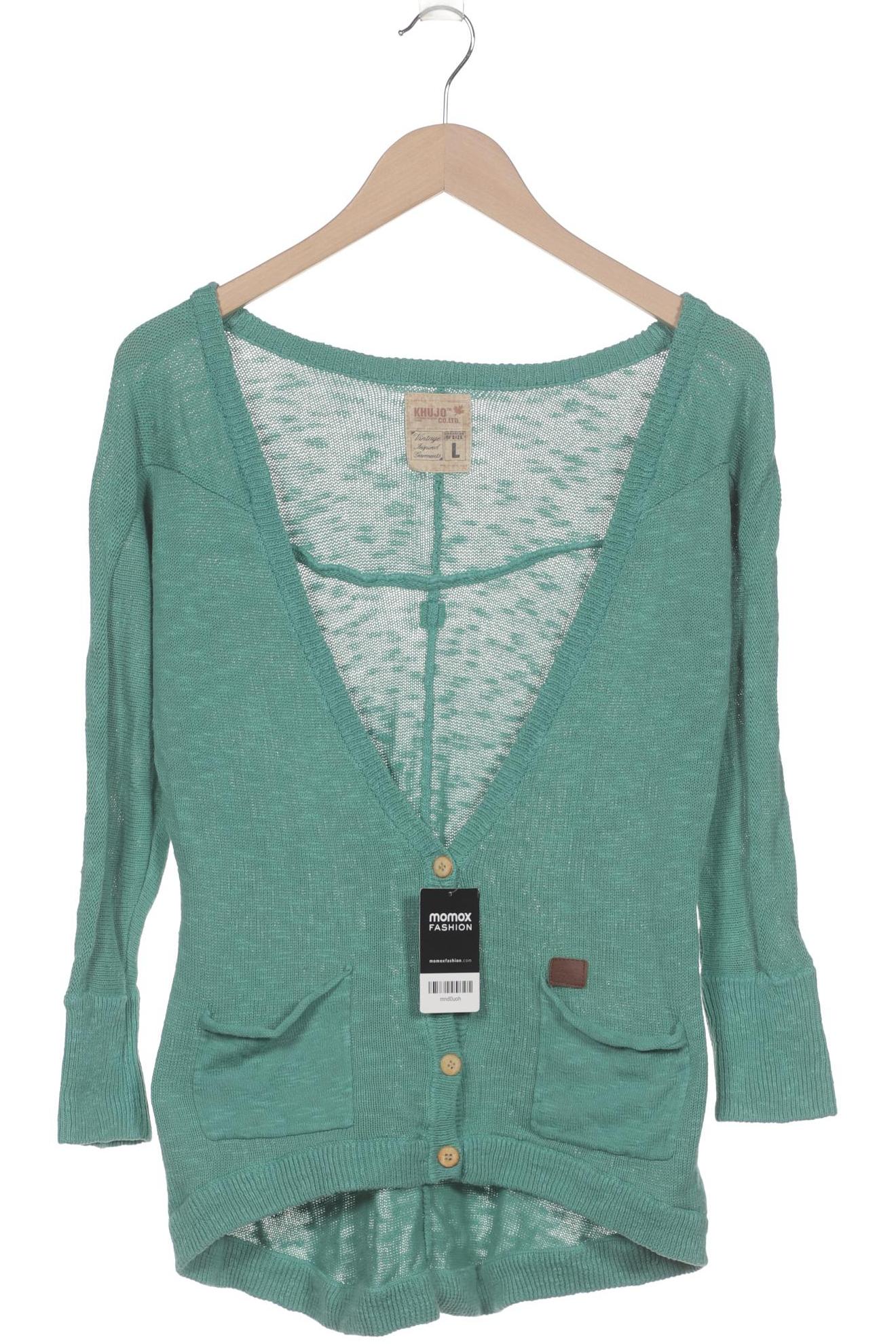 

Khujo Damen Strickjacke, grün, Gr. 42
