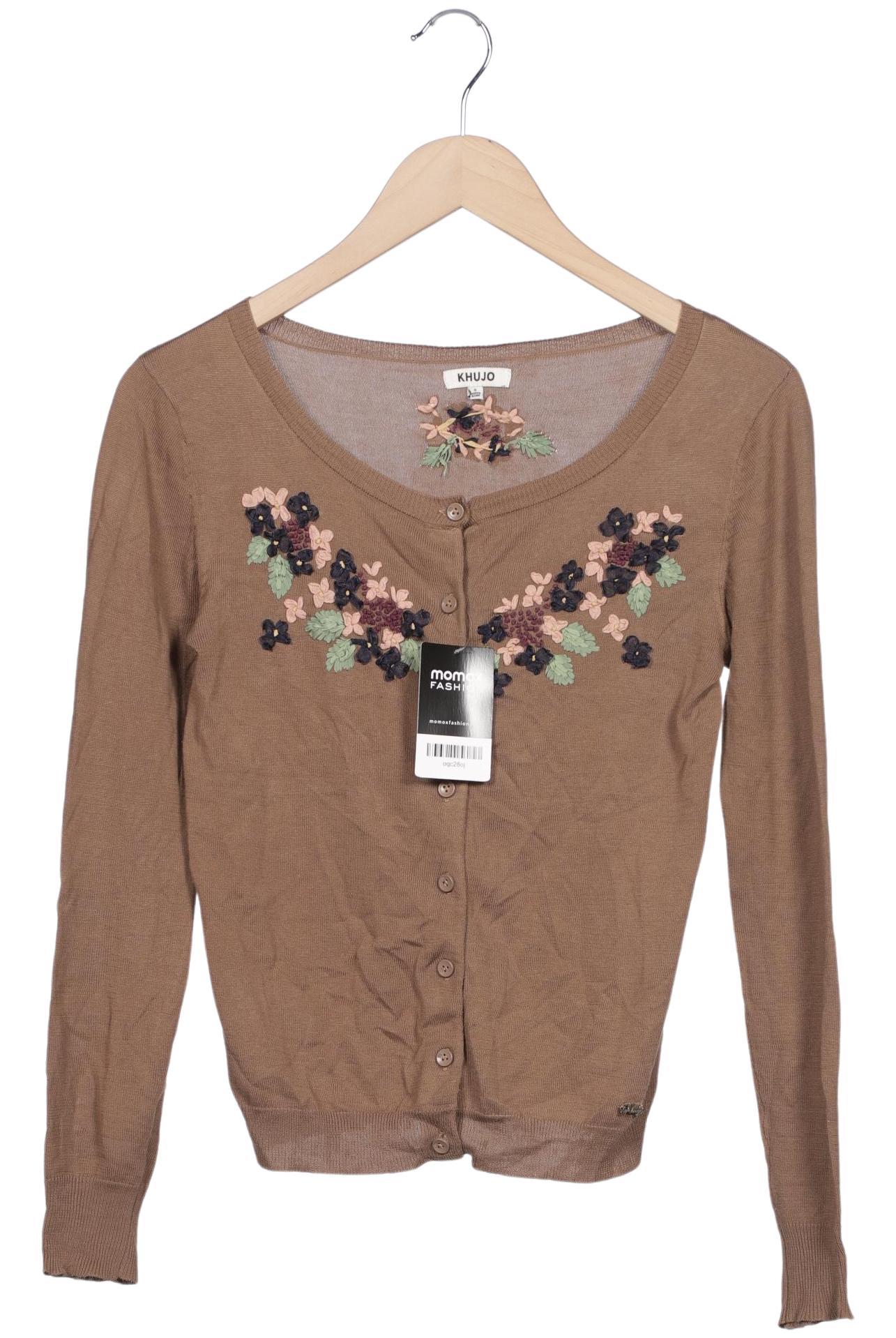 

Khujo Damen Strickjacke, braun, Gr. 36