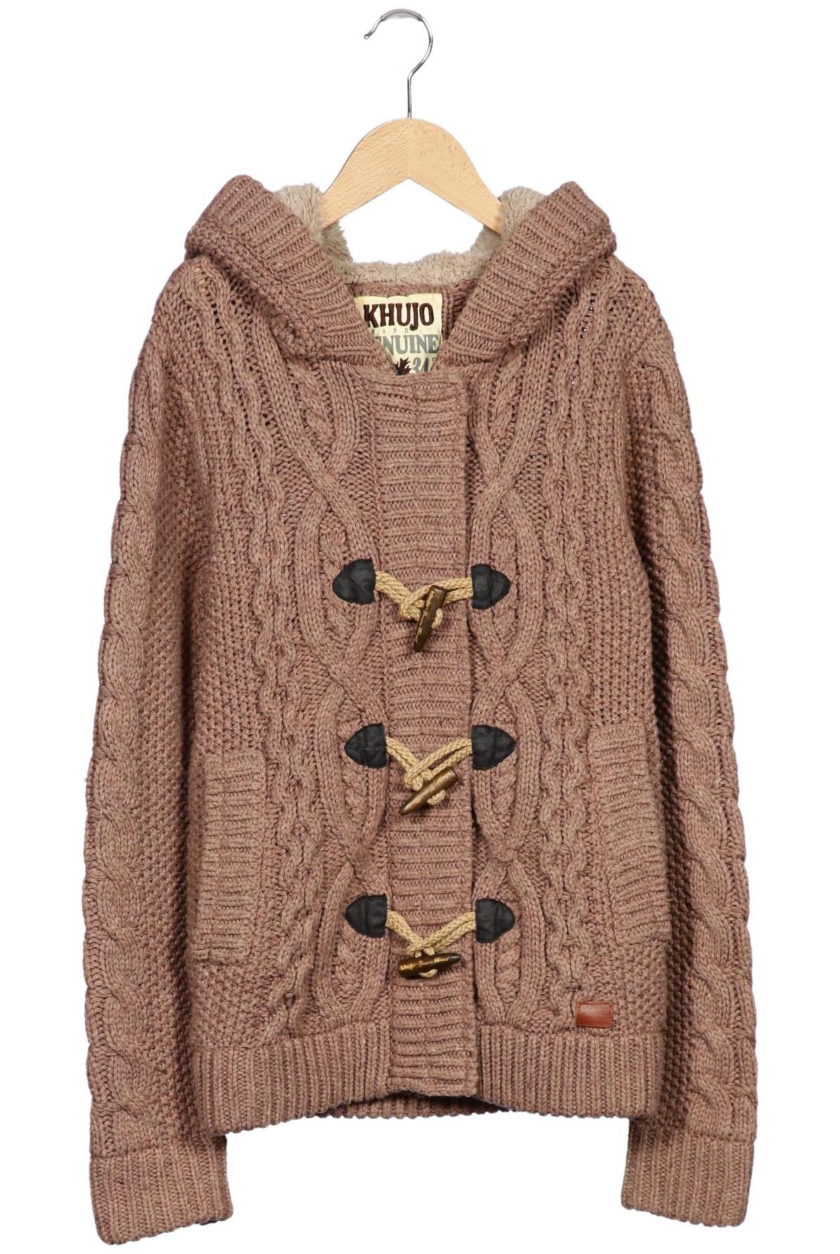 

Khujo Damen Strickjacke, braun, Gr. 42