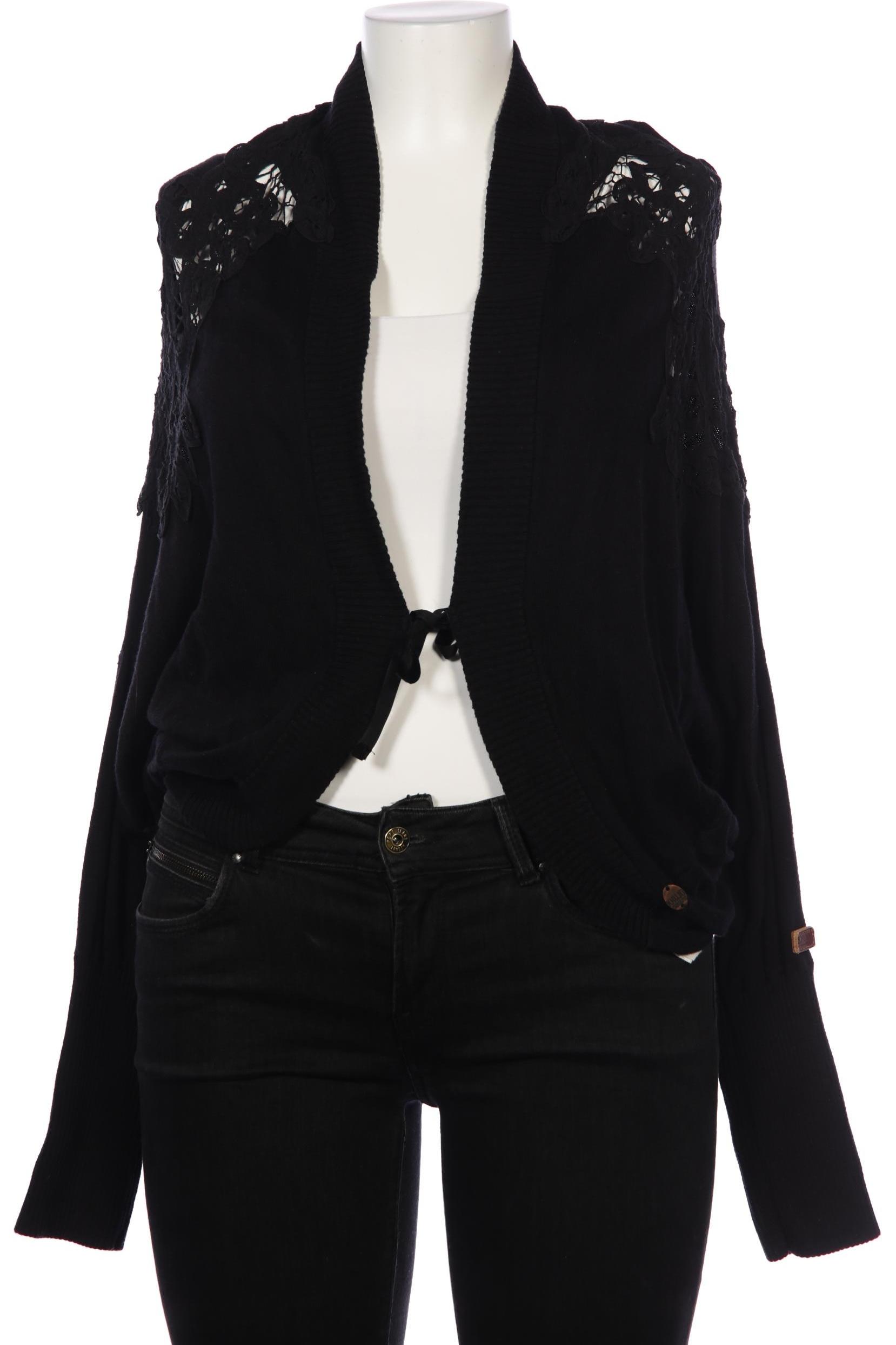 

Khujo Damen Strickjacke, schwarz, Gr. 42