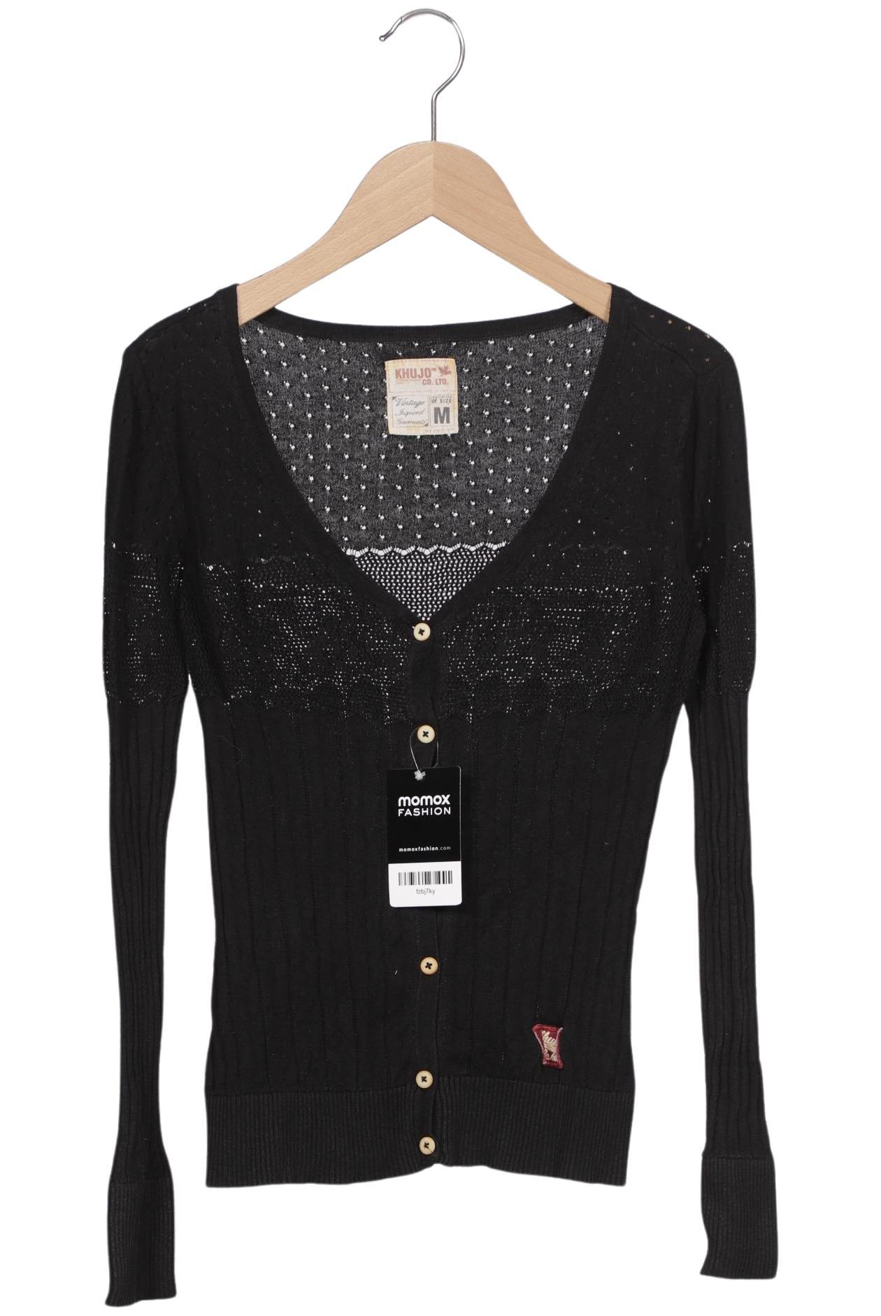 

Khujo Damen Strickjacke, schwarz, Gr. 38