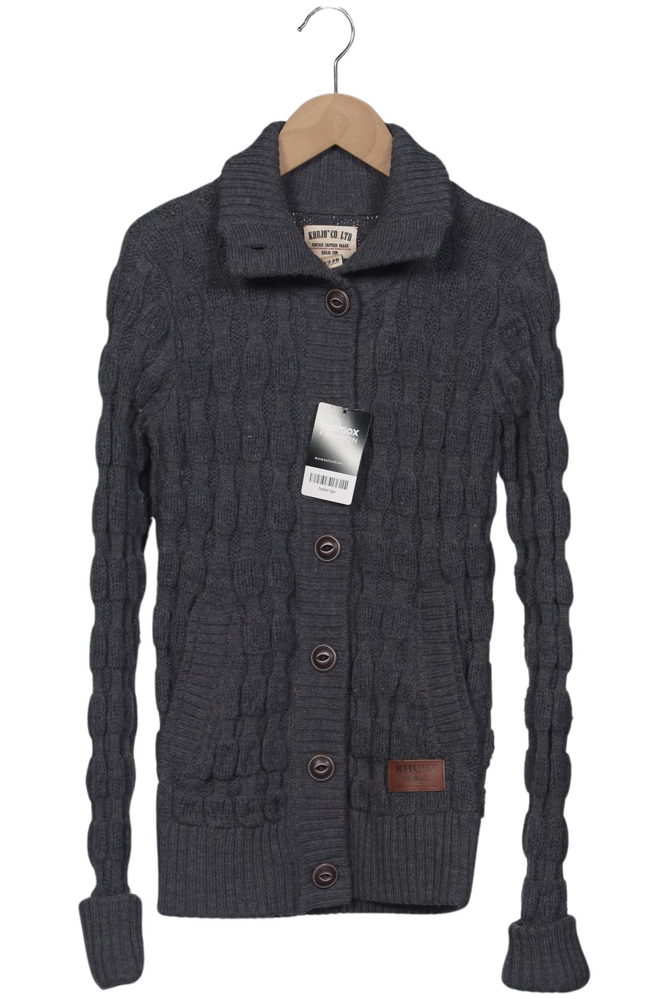 

Khujo Damen Strickjacke, grau, Gr. 36