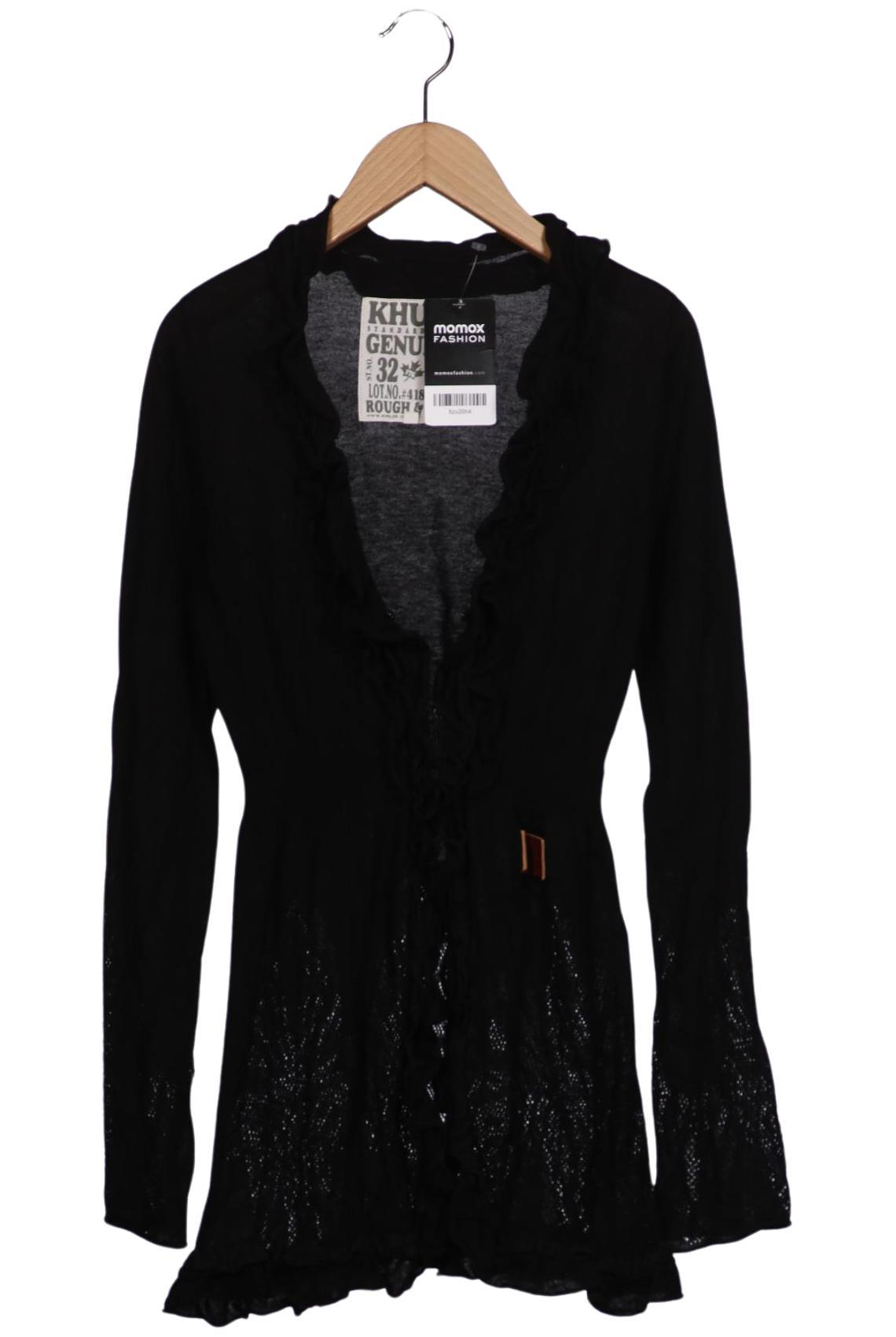 

Khujo Damen Strickjacke, schwarz, Gr. 36