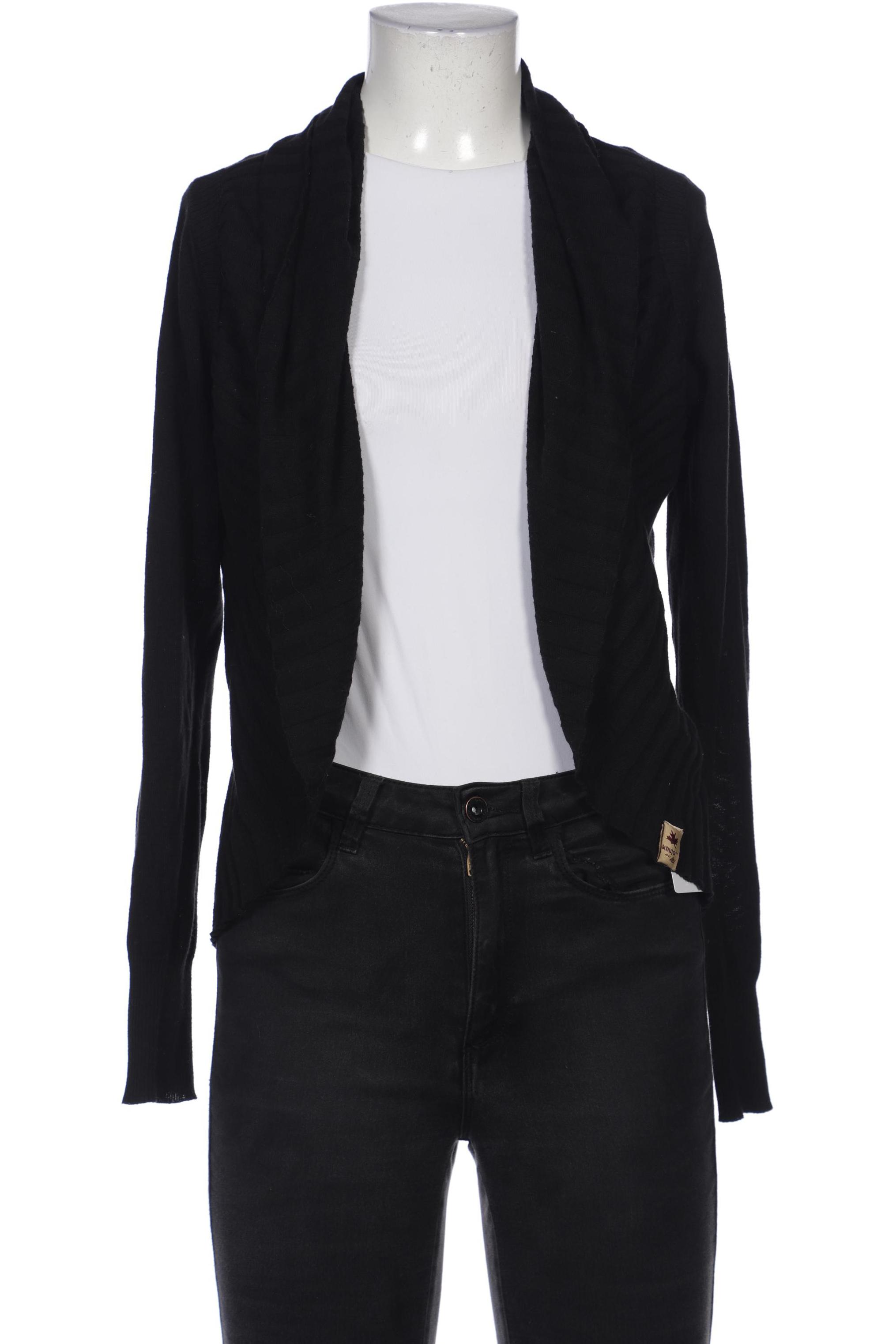 

Khujo Damen Strickjacke, schwarz, Gr. 36