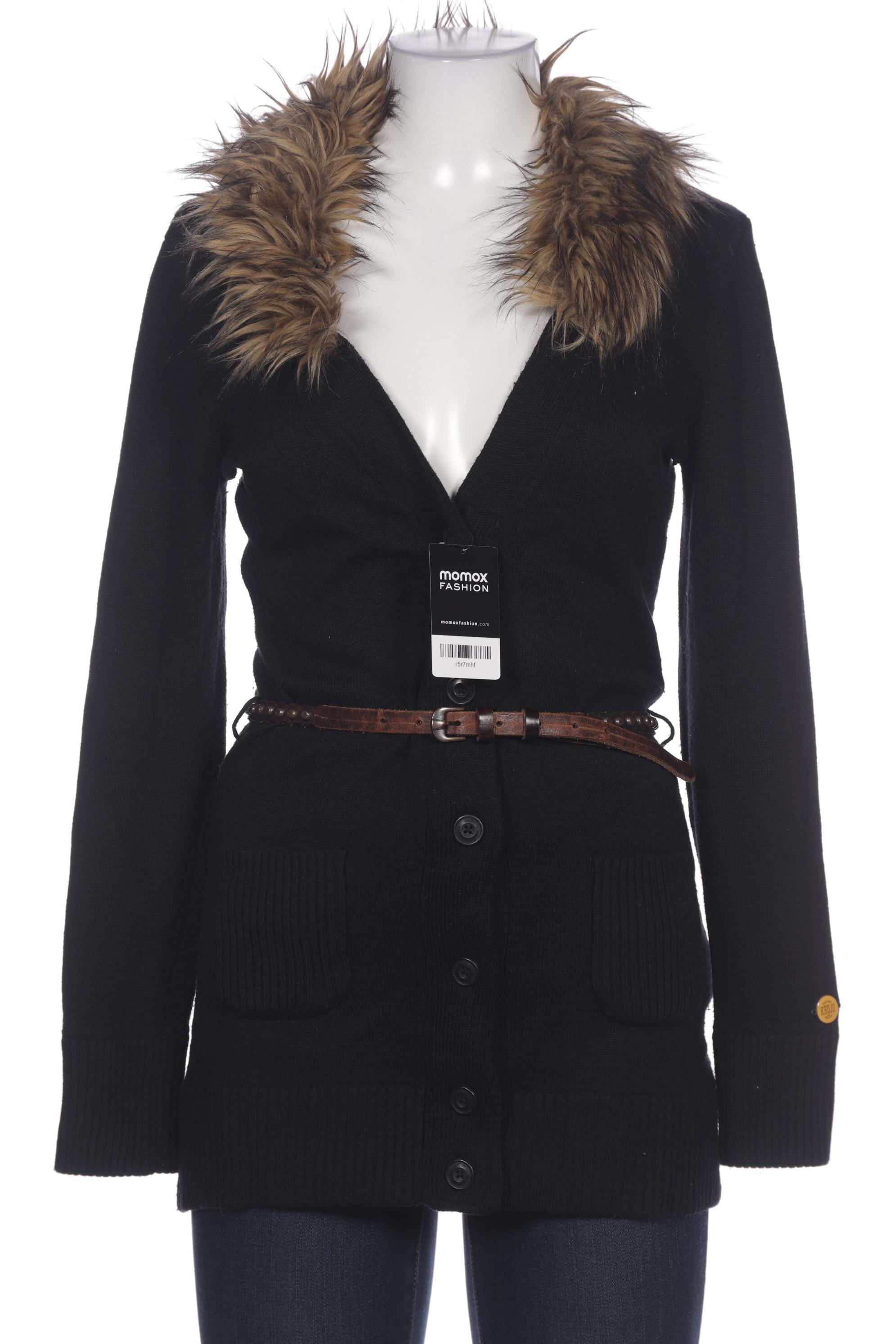 

Khujo Damen Strickjacke, schwarz, Gr. 38