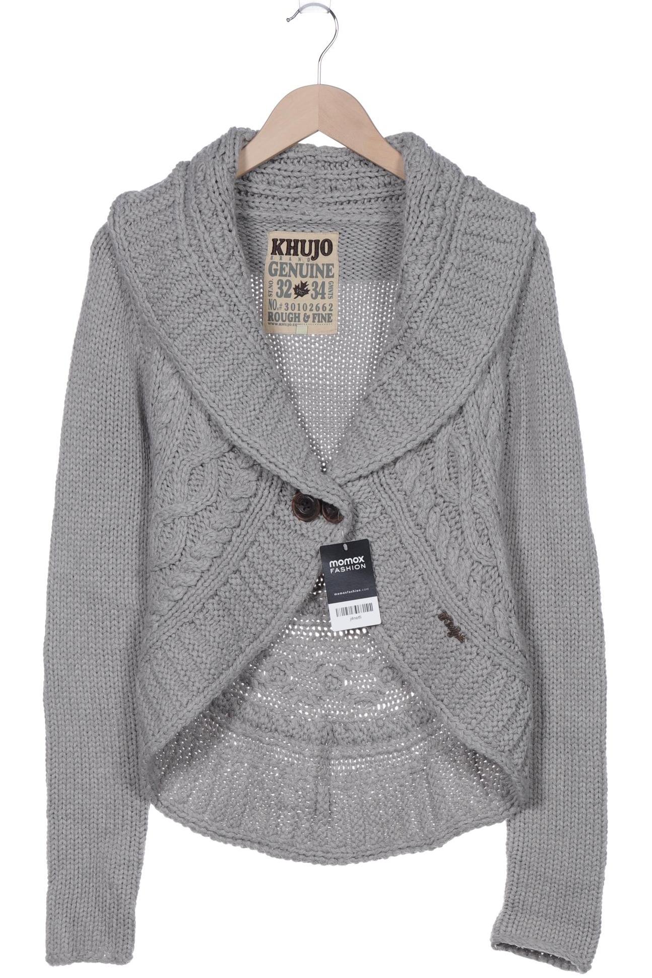 

Khujo Damen Strickjacke, grau, Gr. 36