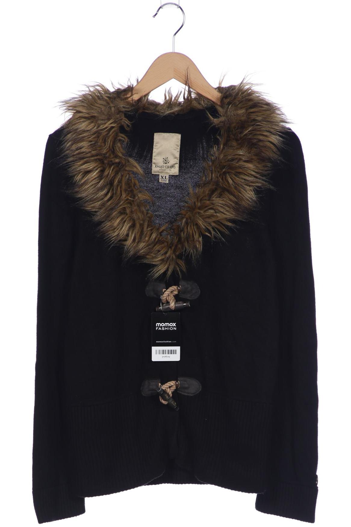 

Khujo Damen Strickjacke, schwarz, Gr. 44