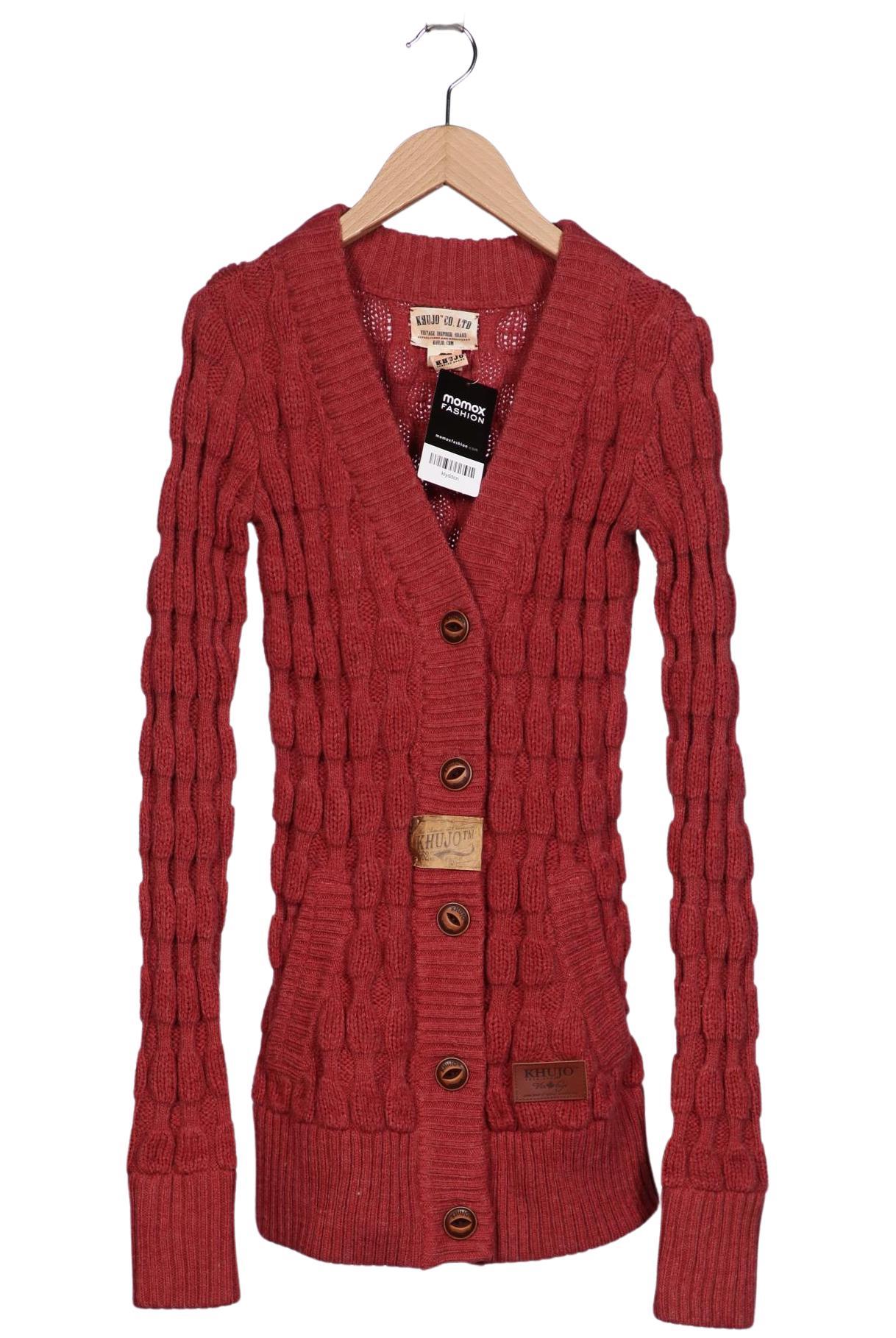 

Khujo Damen Strickjacke, rot, Gr. 36