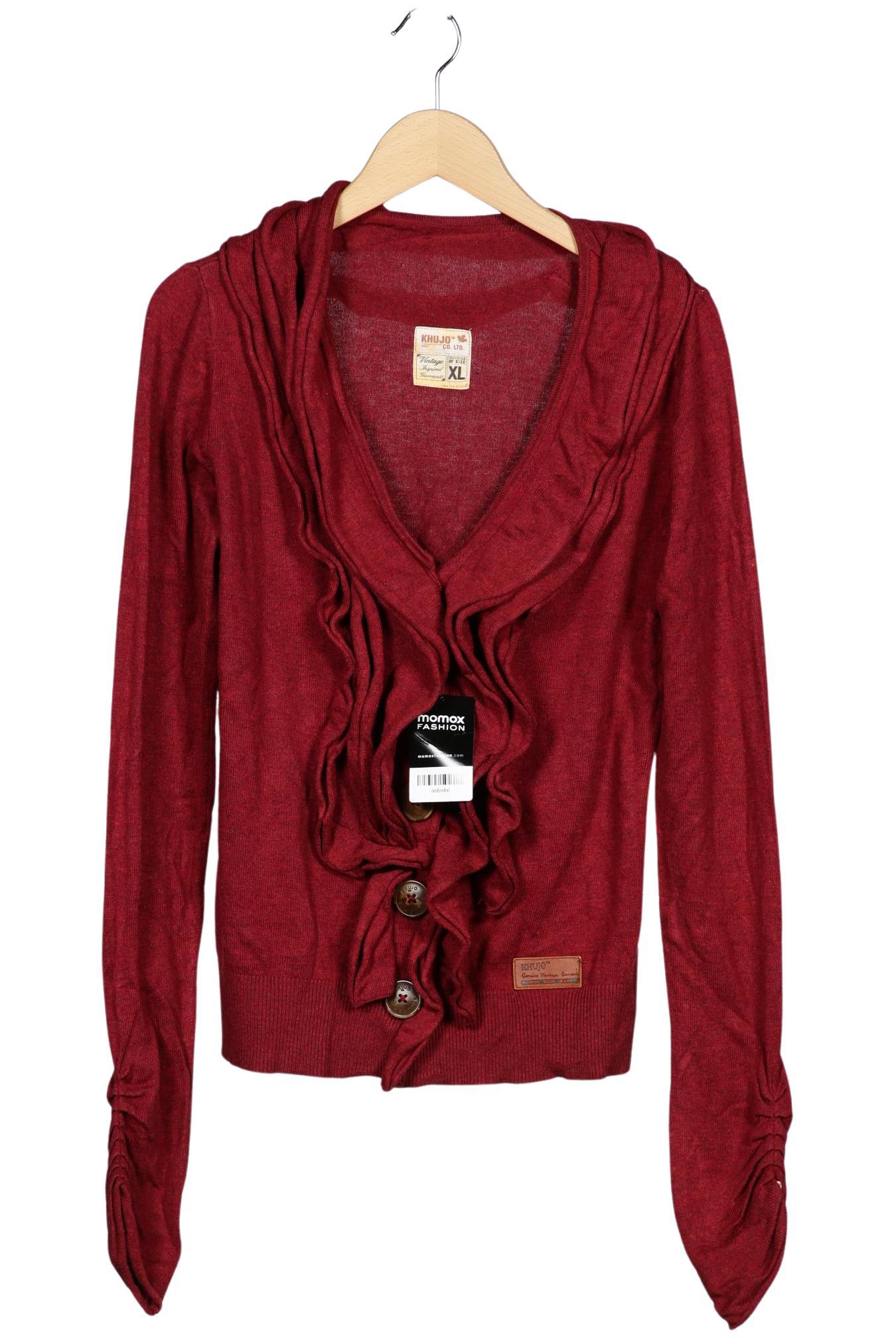 

Khujo Damen Strickjacke, rot, Gr. 44