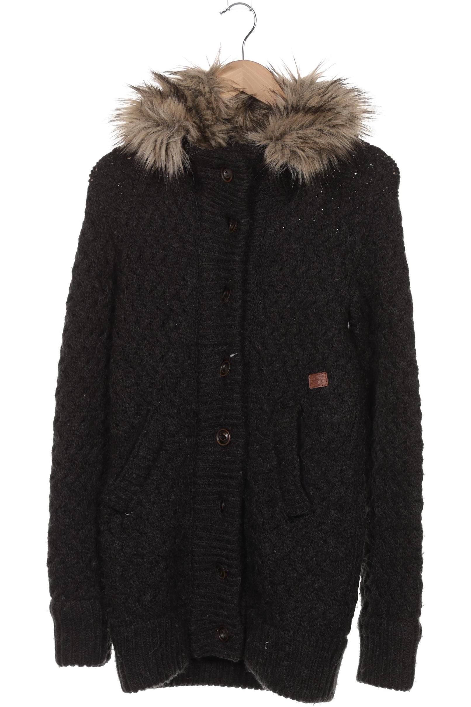 

Khujo Damen Strickjacke, schwarz, Gr. 42