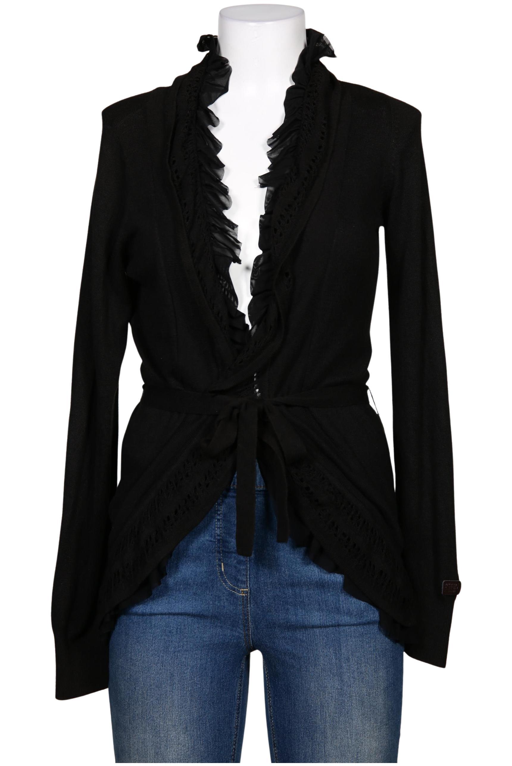 

Khujo Damen Strickjacke, schwarz, Gr. 36