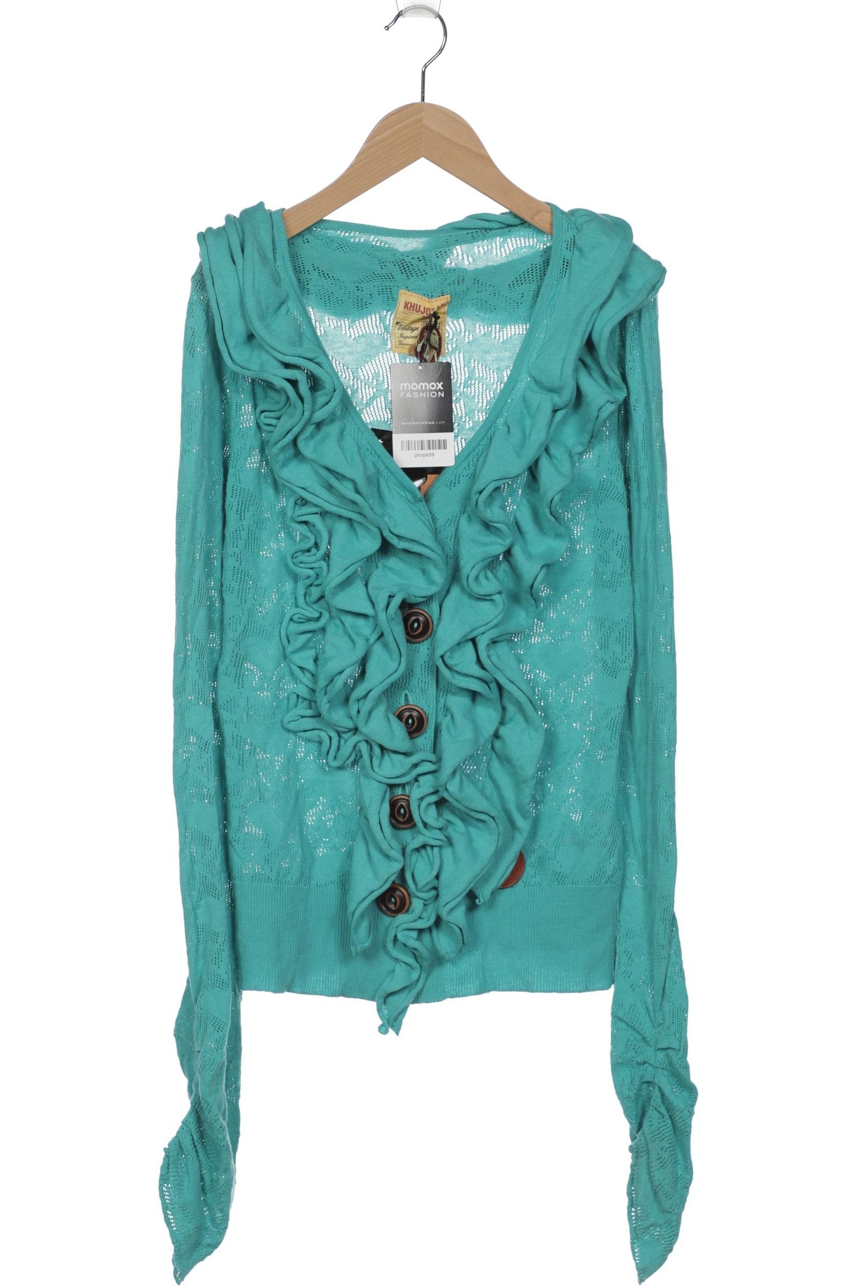 

Khujo Damen Strickjacke, türkis, Gr. 36