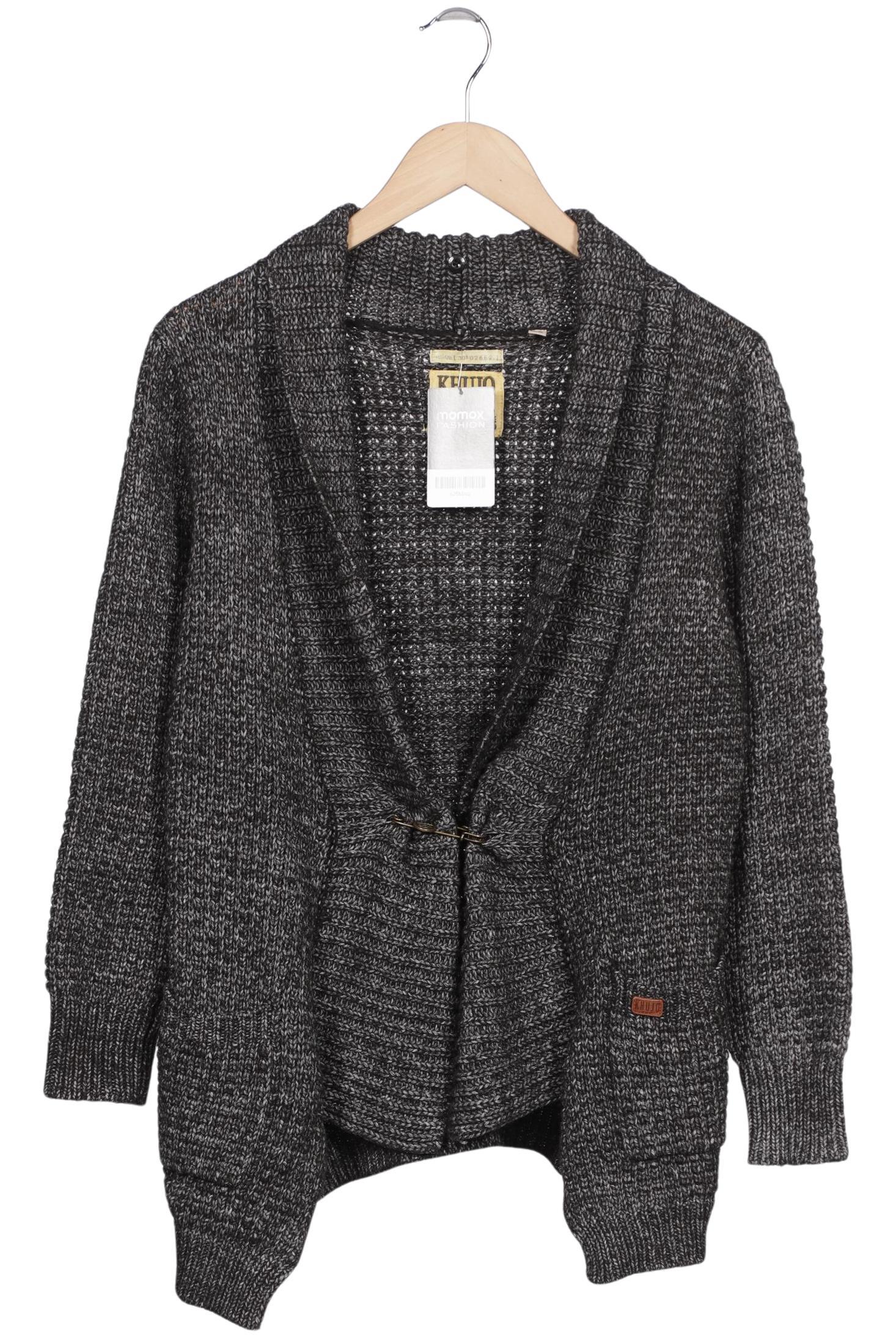 

Khujo Damen Strickjacke, schwarz, Gr. 38