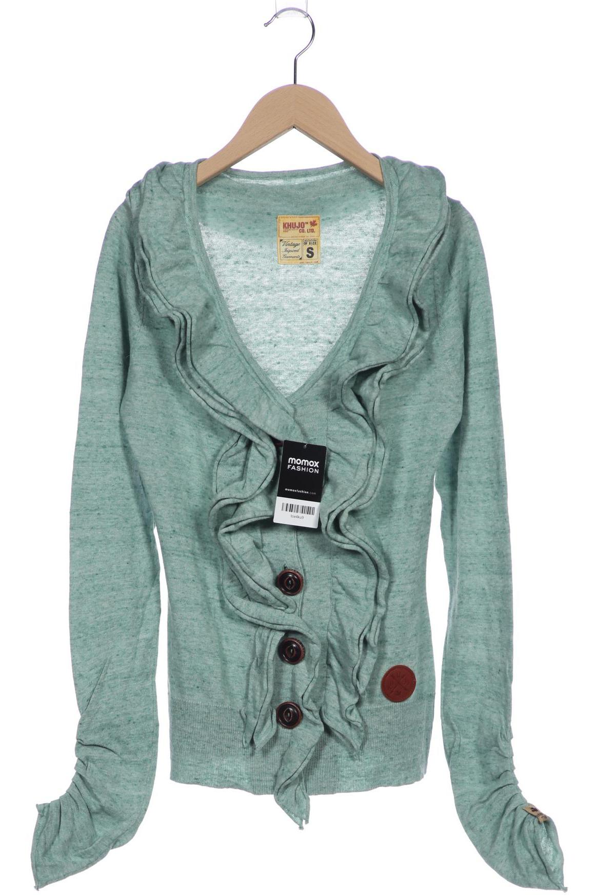 

Khujo Damen Strickjacke, grün, Gr. 36