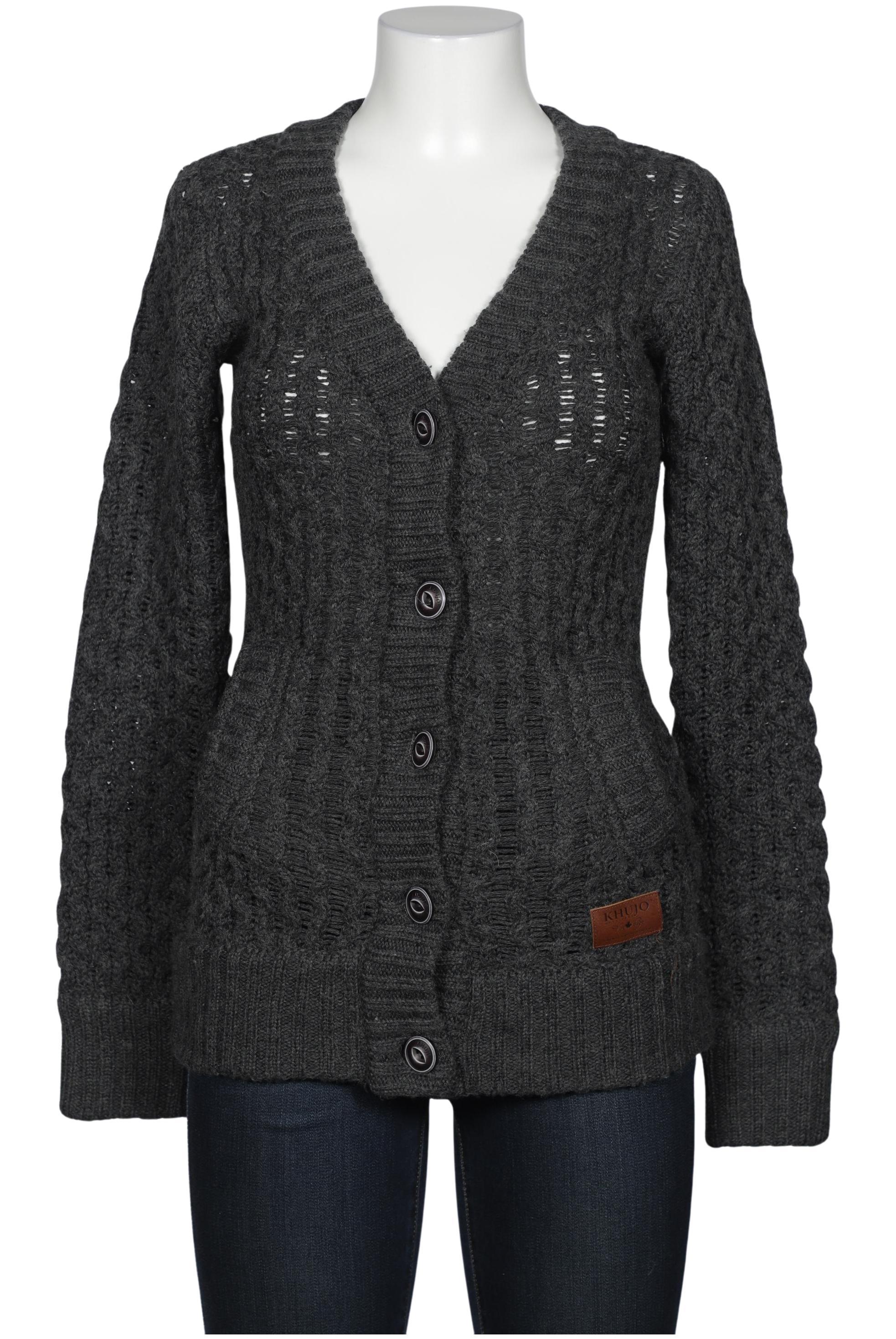 

Khujo Damen Strickjacke, grau, Gr. 38