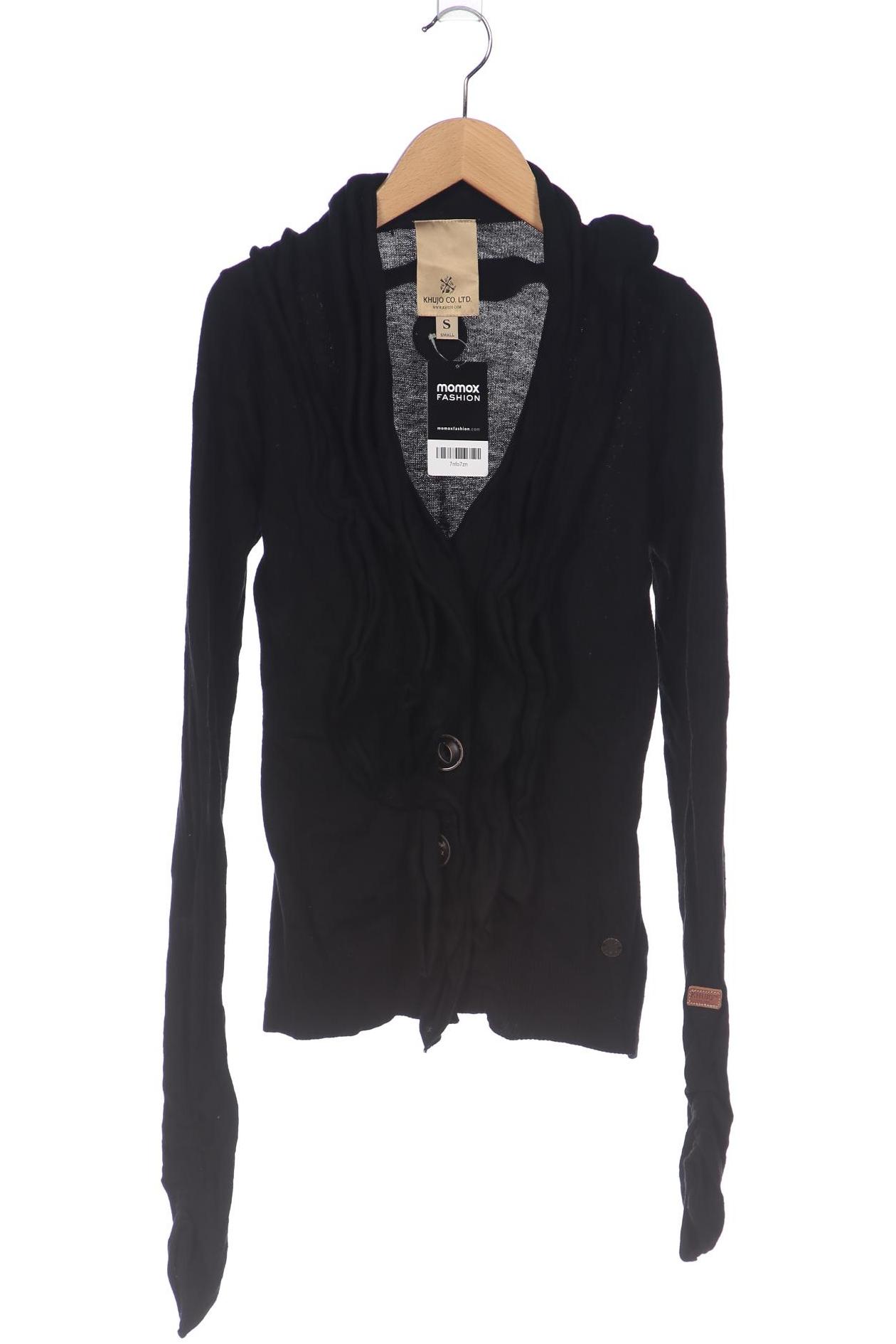 

Khujo Damen Strickjacke, schwarz, Gr. 36