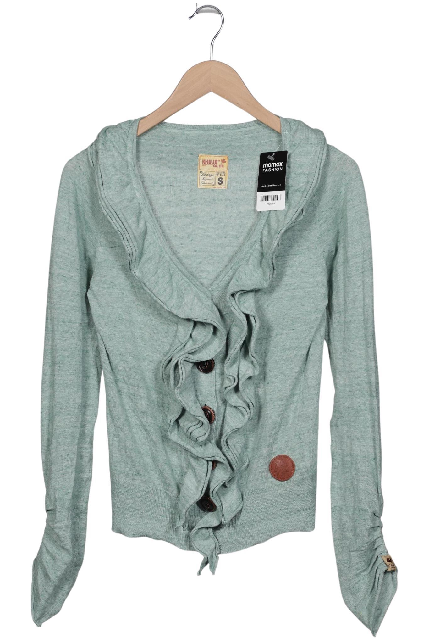 

Khujo Damen Strickjacke, grün, Gr. 36
