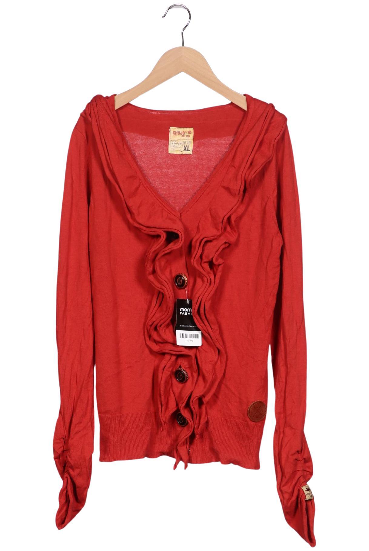 

Khujo Damen Strickjacke, rot, Gr. 44