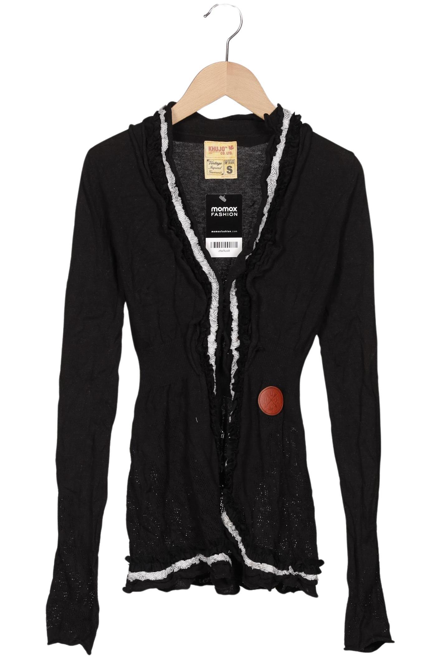 

Khujo Damen Strickjacke, schwarz, Gr. 36