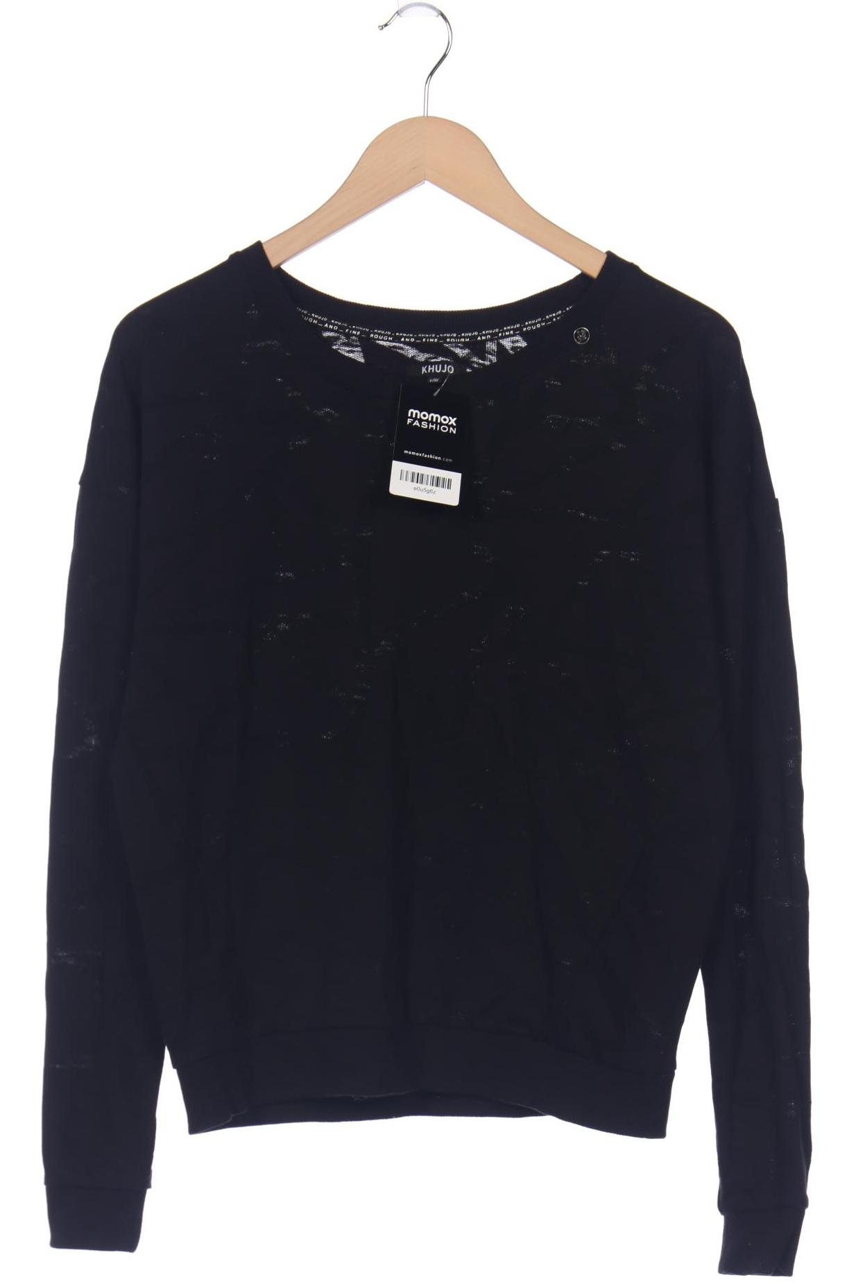 

Khujo Damen Sweatshirt, schwarz