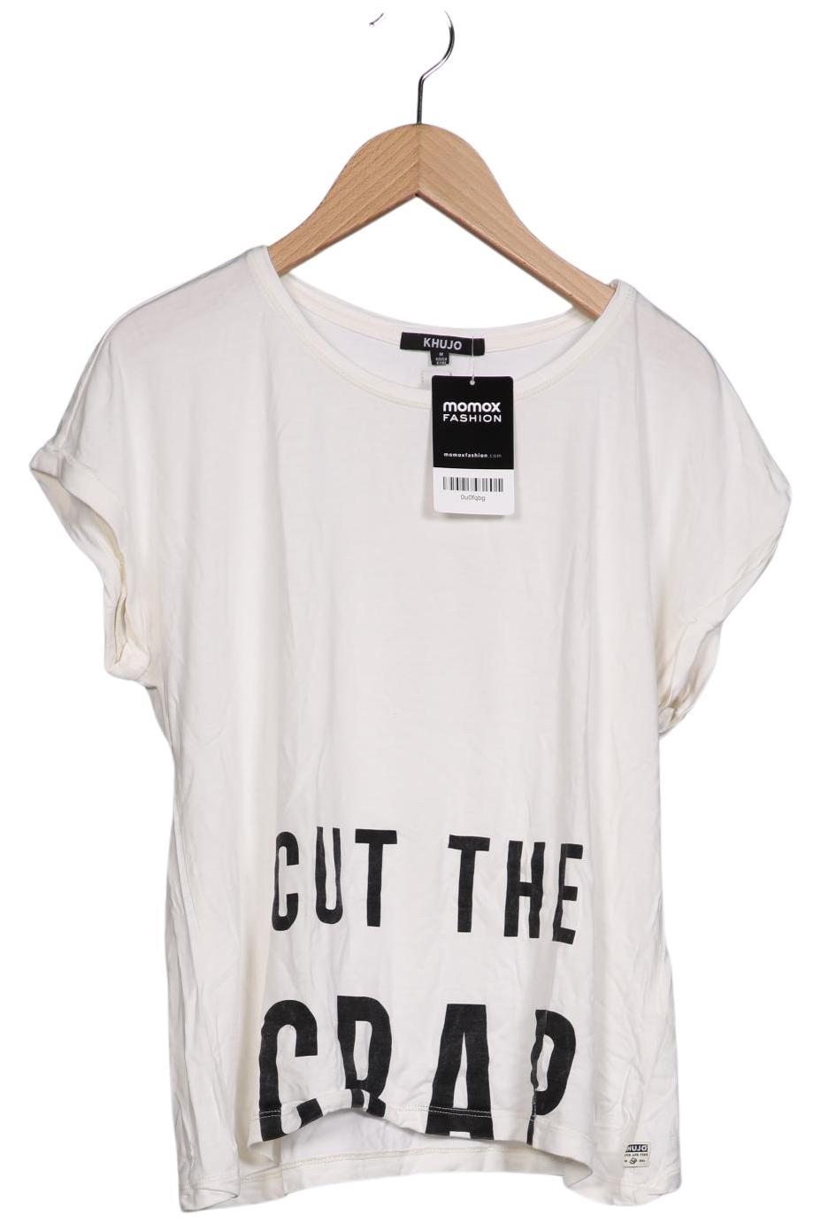 

Khujo Damen T-Shirt, cremeweiß, Gr. 38