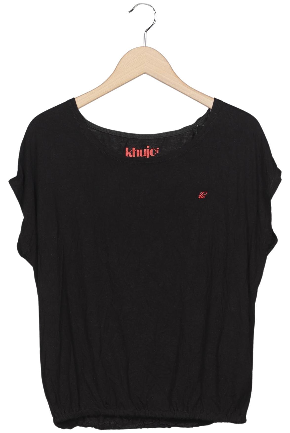 

Khujo Damen T-Shirt, schwarz, Gr. 36