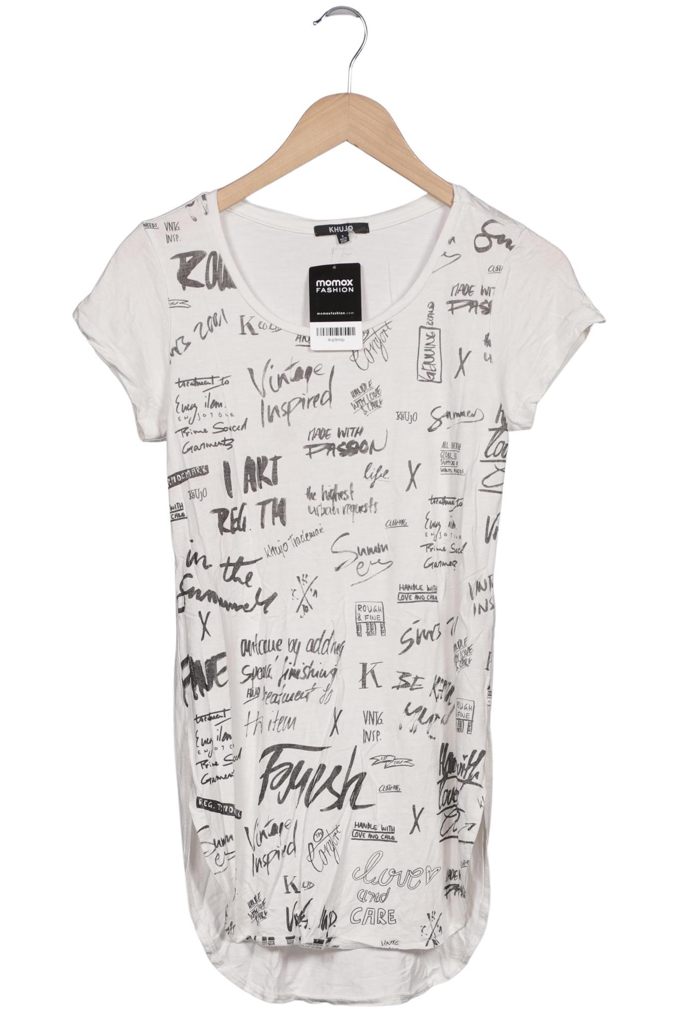 

Khujo Damen T-Shirt, cremeweiß, Gr. 36