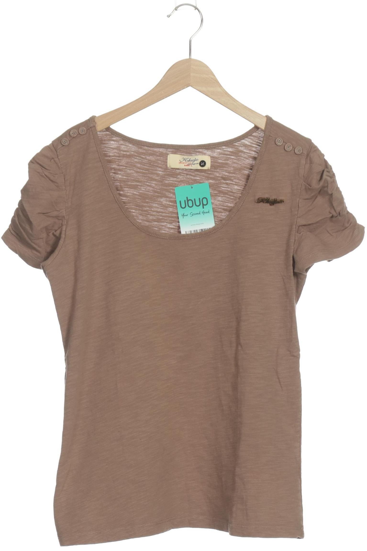 

Khujo Damen T-Shirt, braun, Gr.