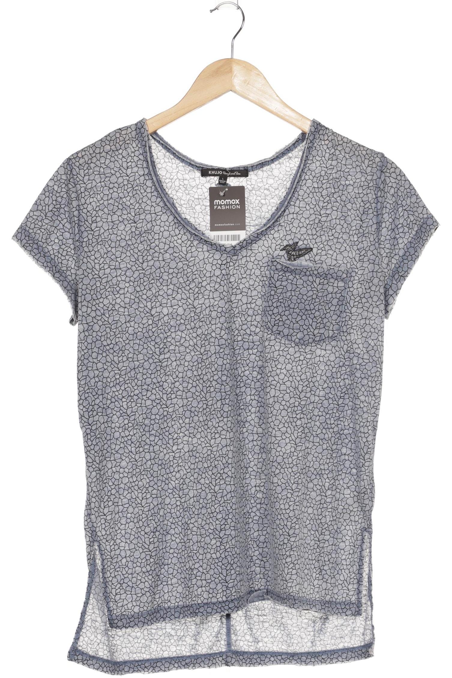 

Khujo Damen T-Shirt, blau, Gr. 42